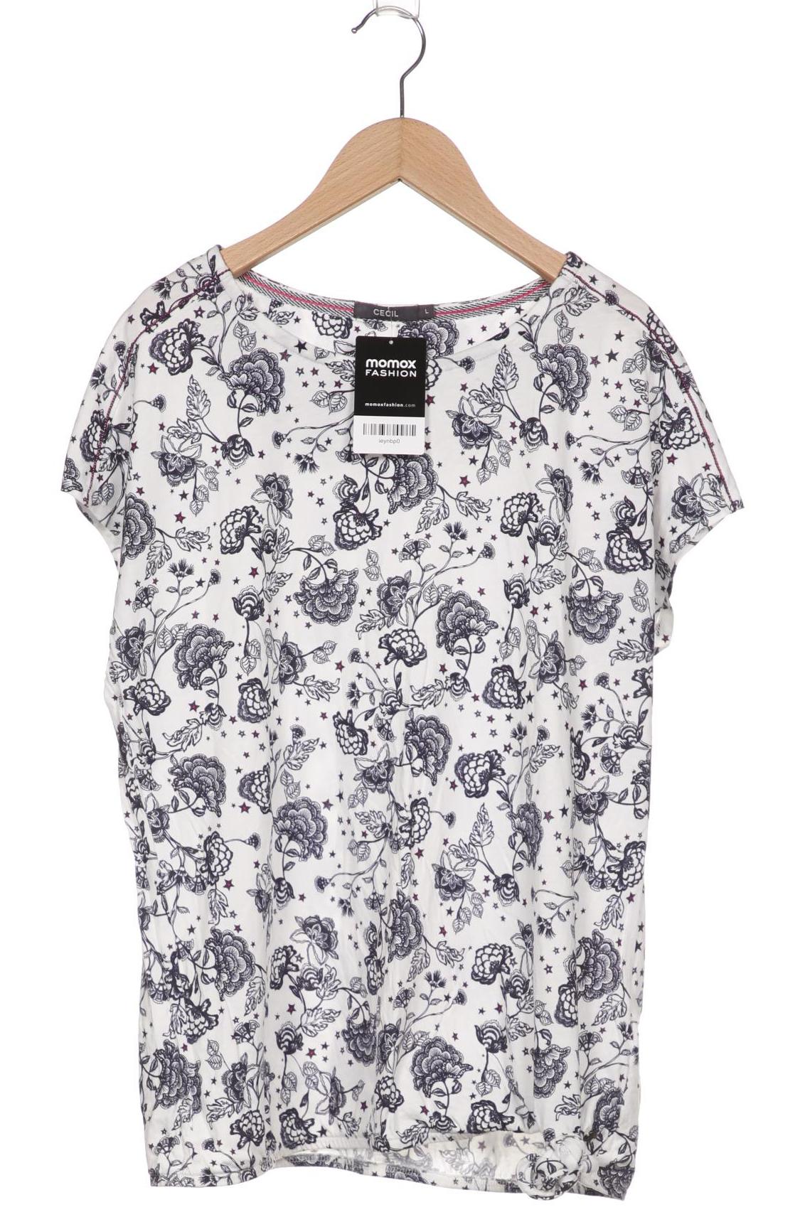 

CECIL Damen T-Shirt, weiß