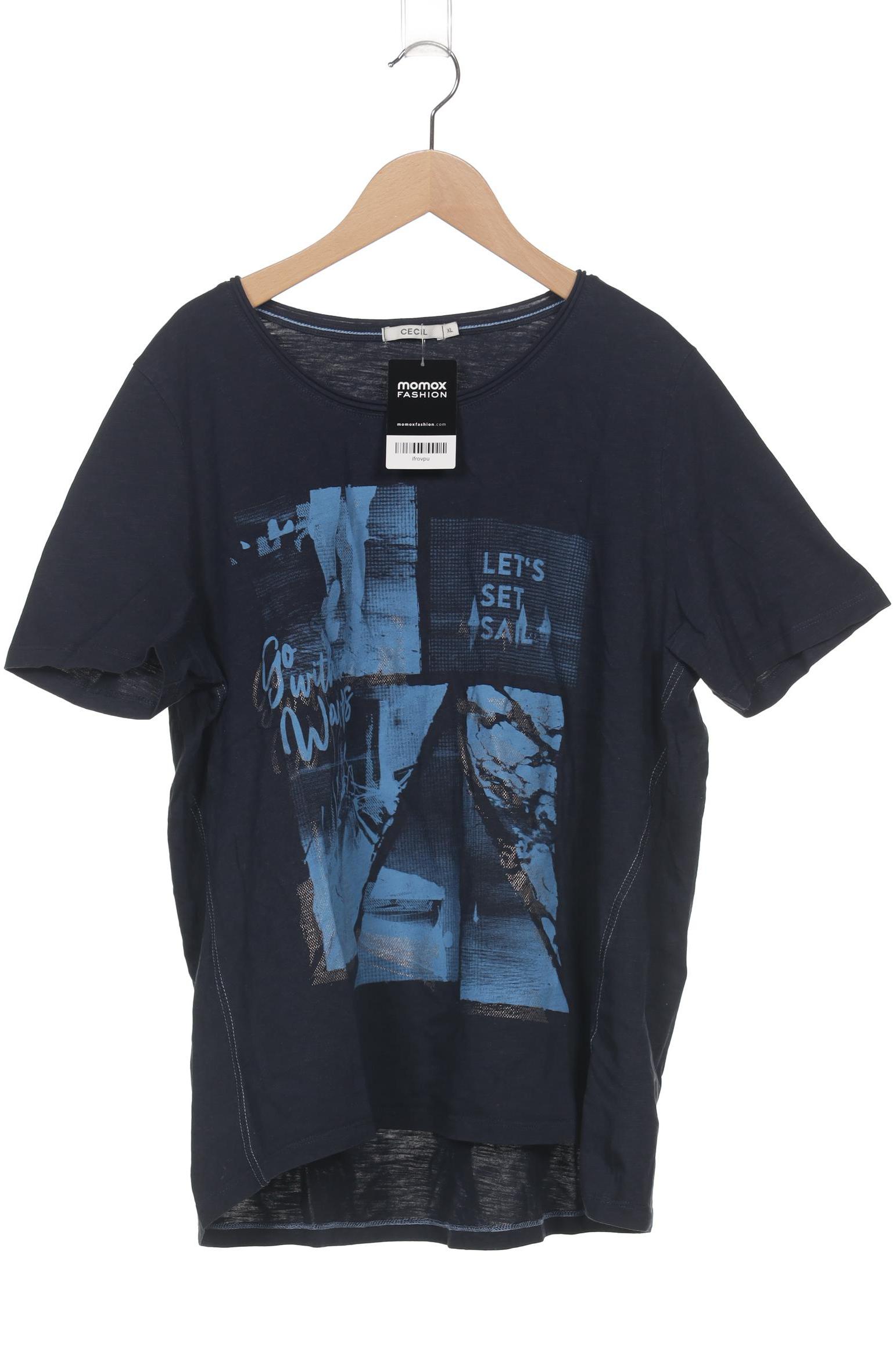 

Cecil Damen T-Shirt, marineblau, Gr. 44