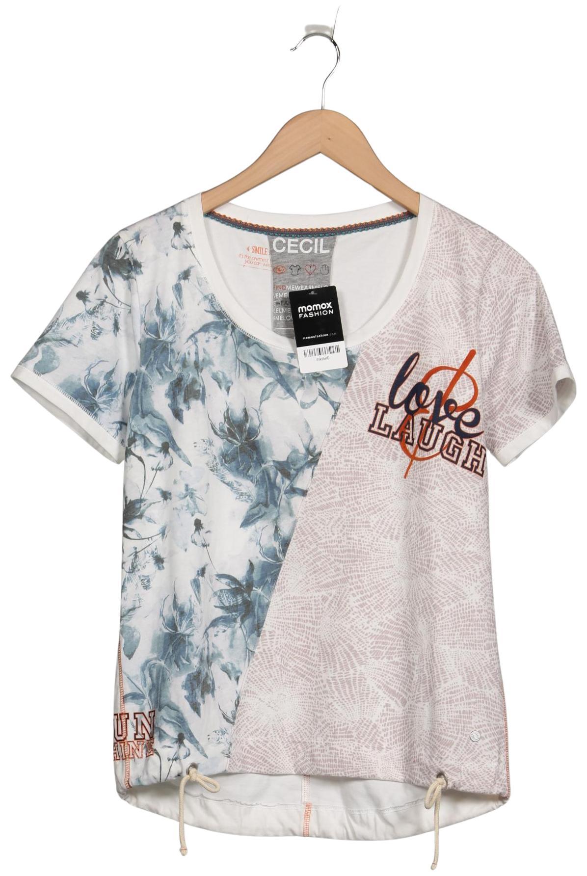 

Cecil Damen T-Shirt, mehrfarbig, Gr. 36