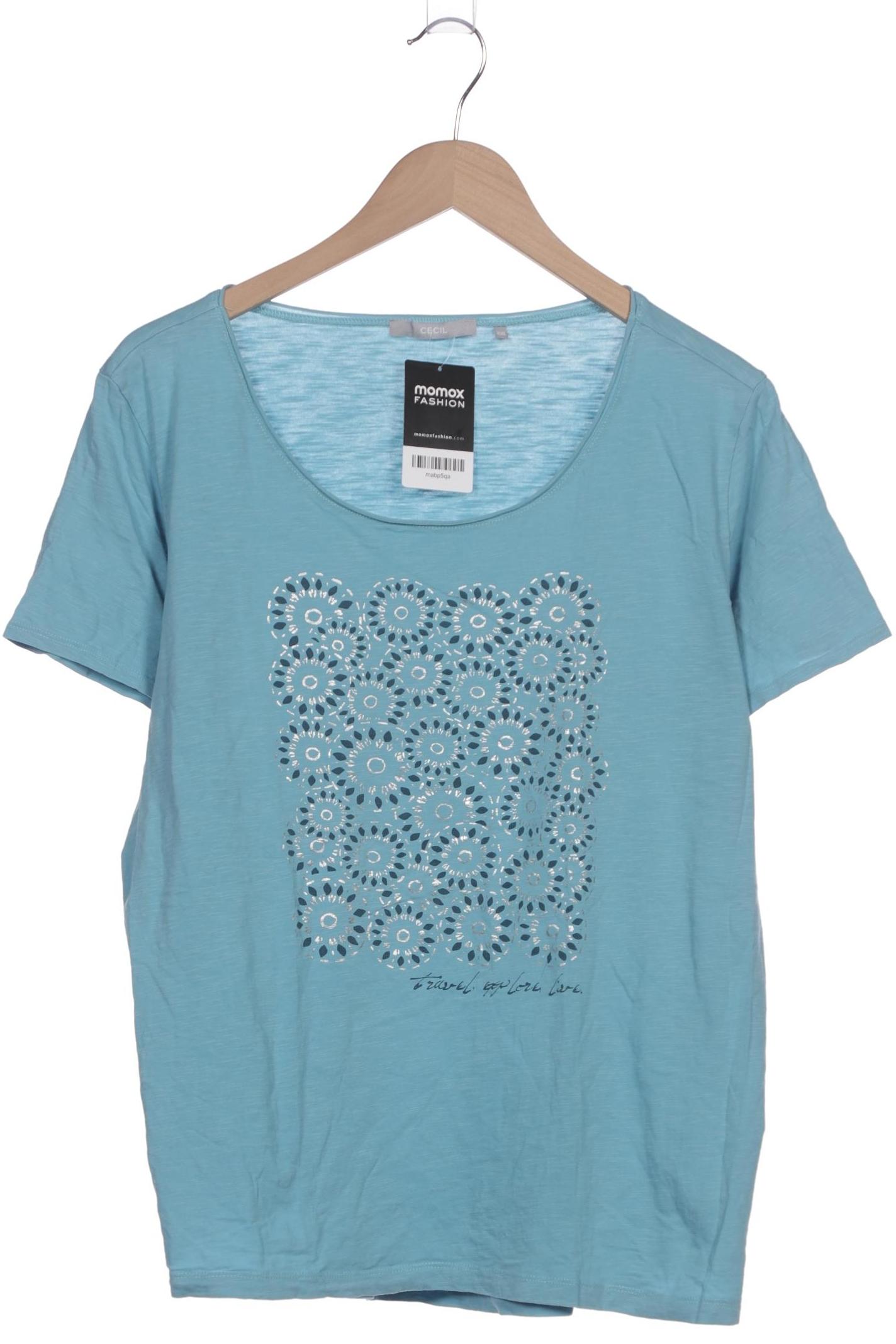 

Cecil Damen T-Shirt, hellblau, Gr. 46
