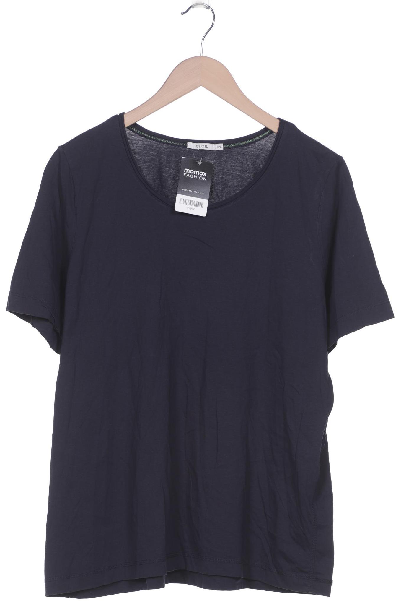 

CECIL Damen T-Shirt, marineblau