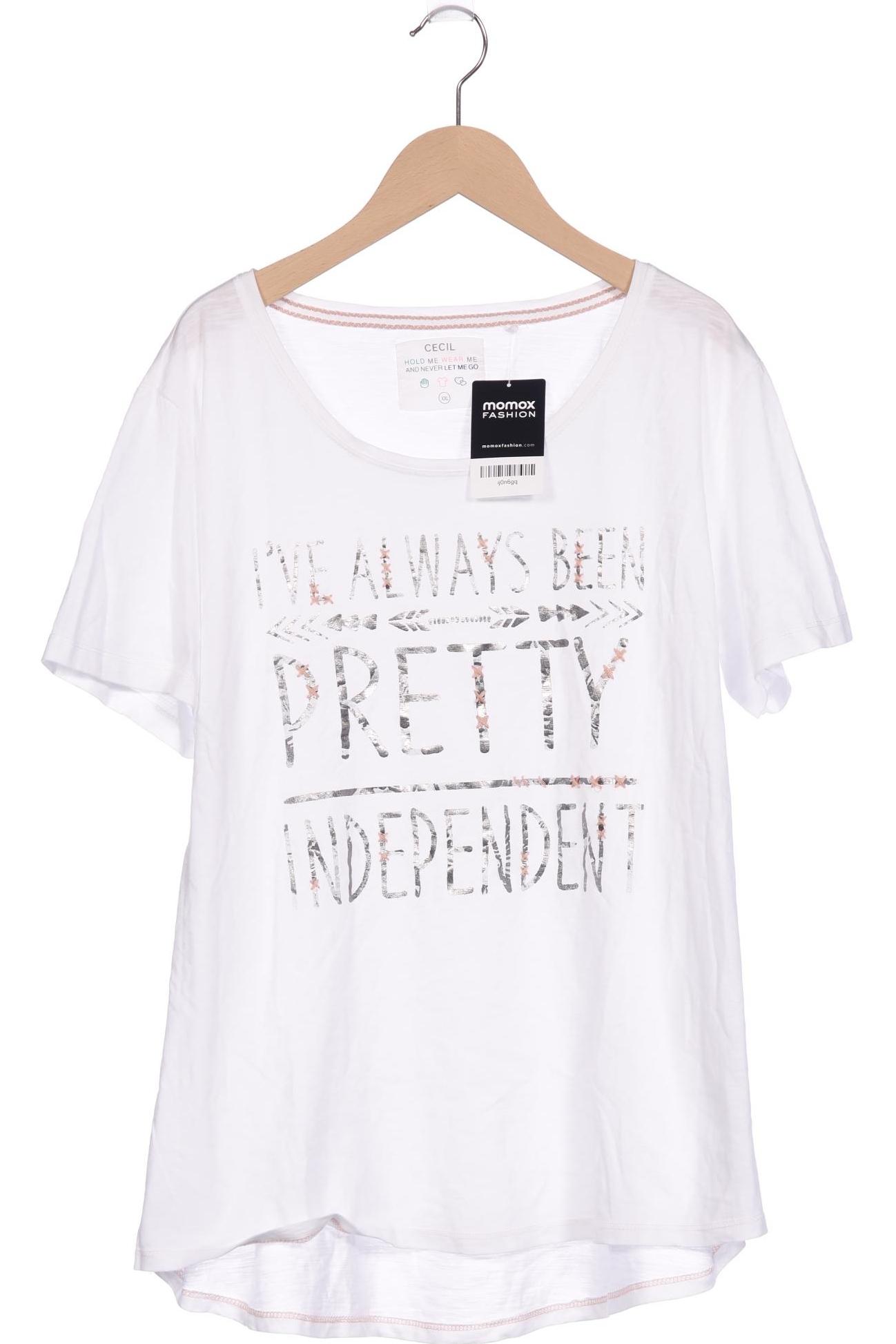 

Cecil Damen T-Shirt, weiß, Gr. 46