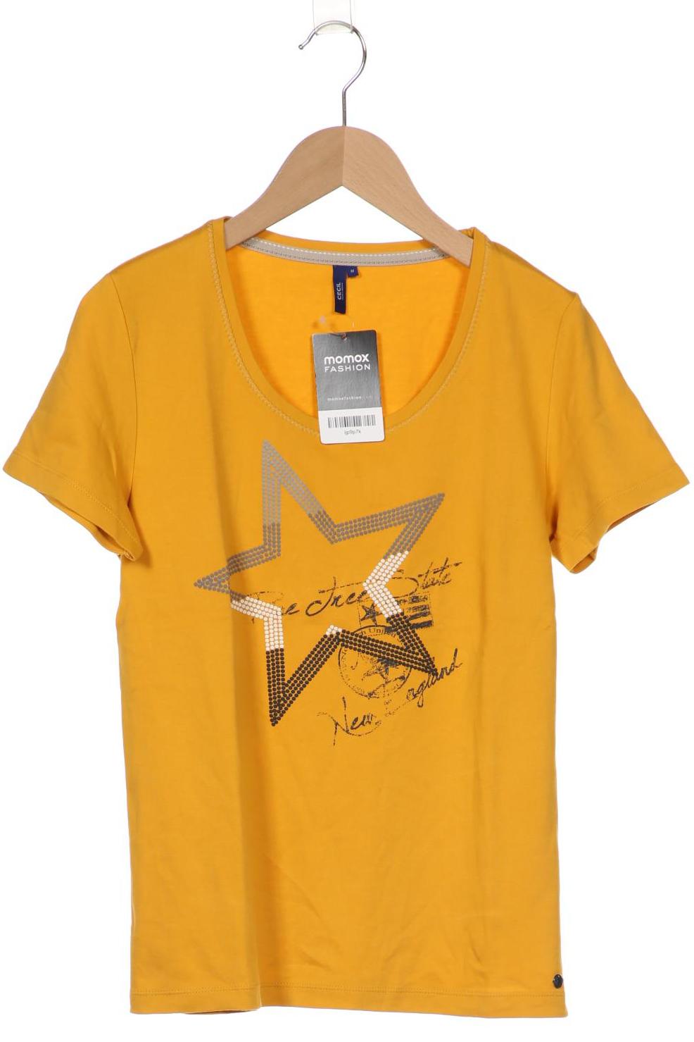 

CECIL Damen T-Shirt, gelb
