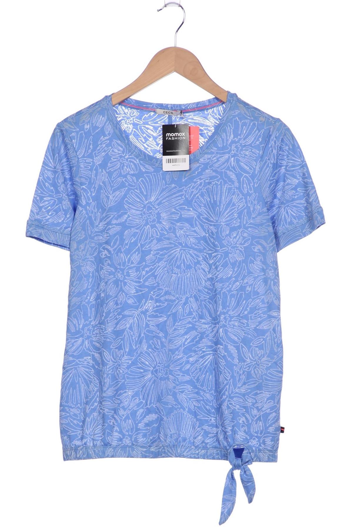 

Cecil Damen T-Shirt, blau, Gr. 36