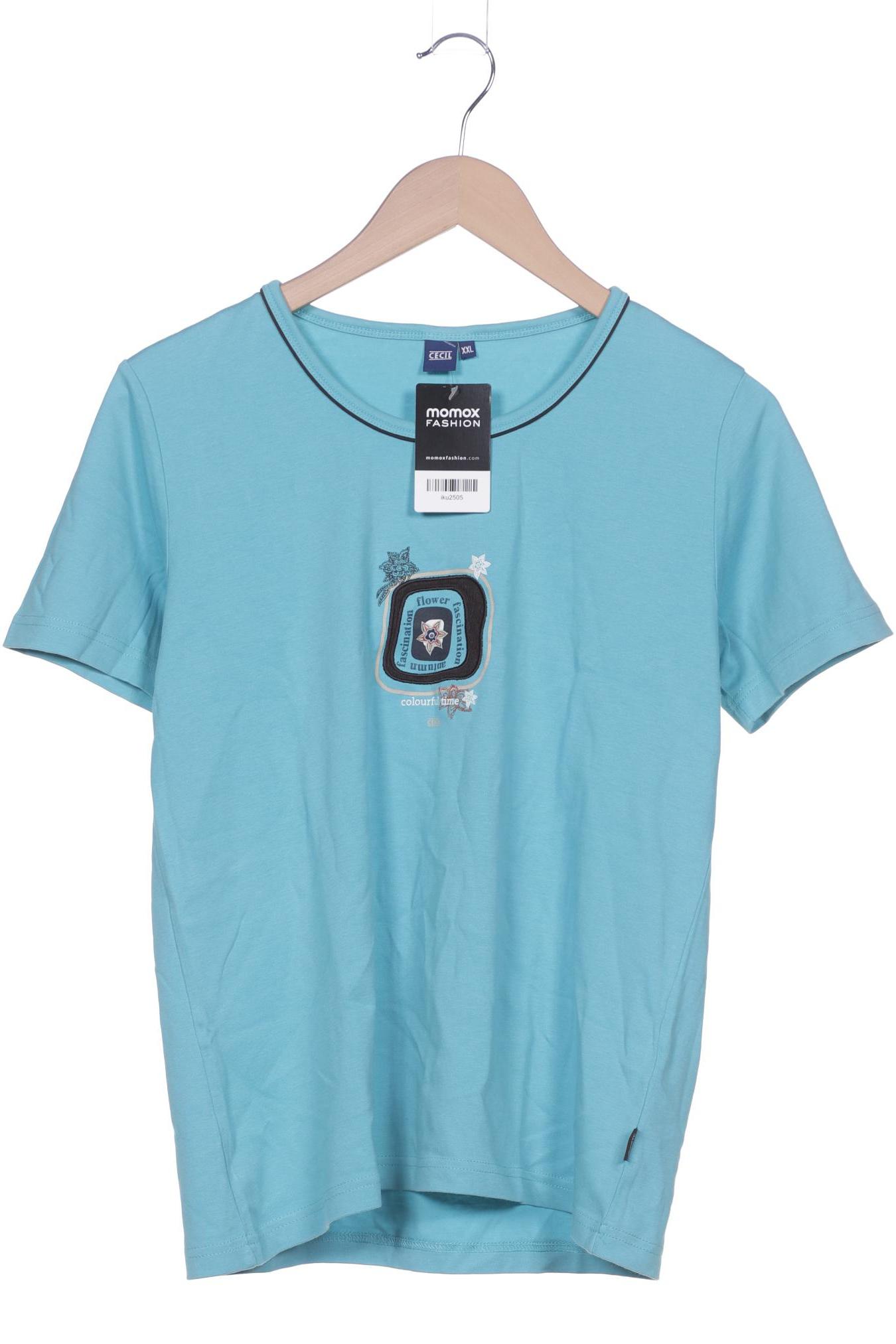 

CECIL Damen T-Shirt, blau