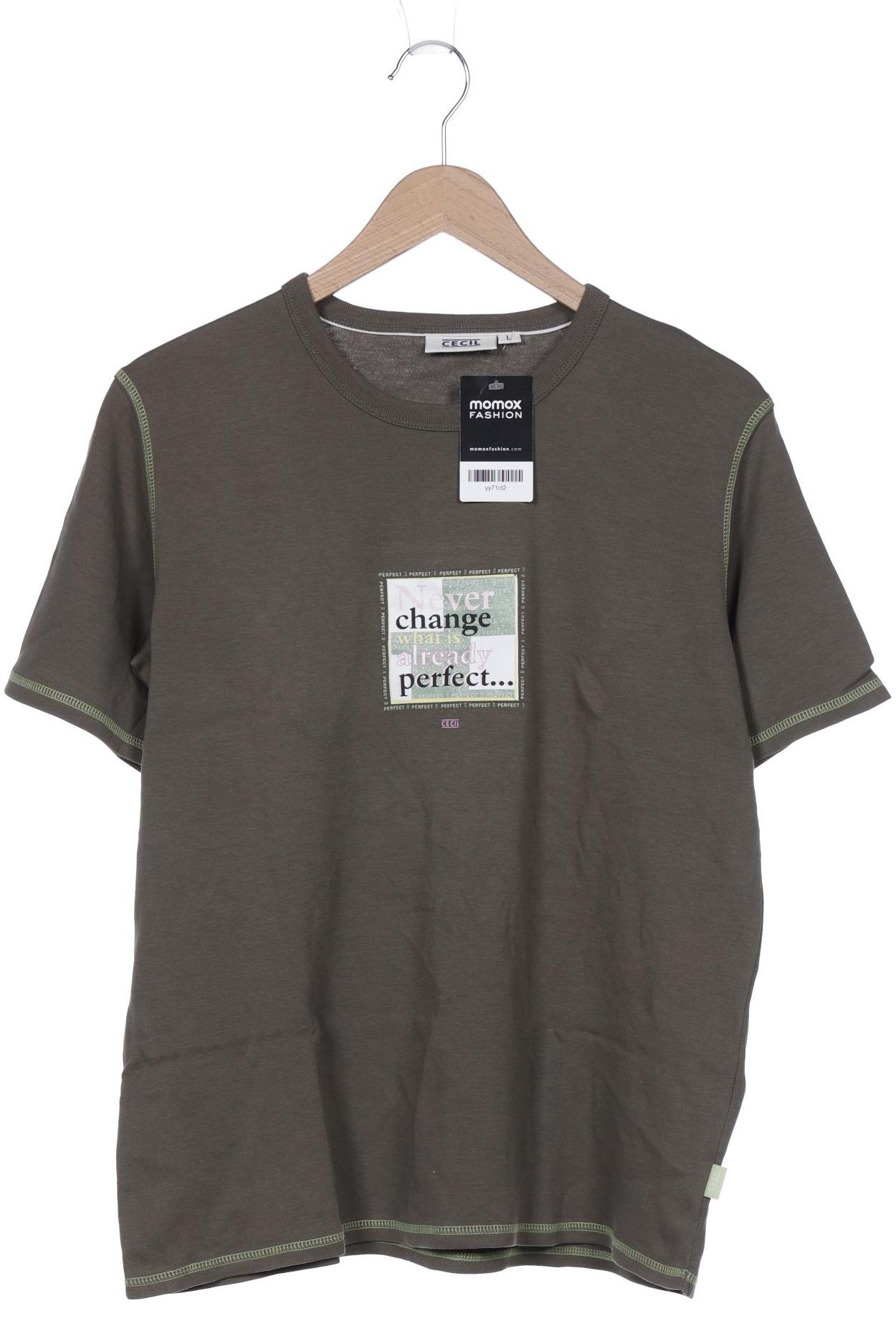 

Cecil Damen T-Shirt, grün, Gr. 42