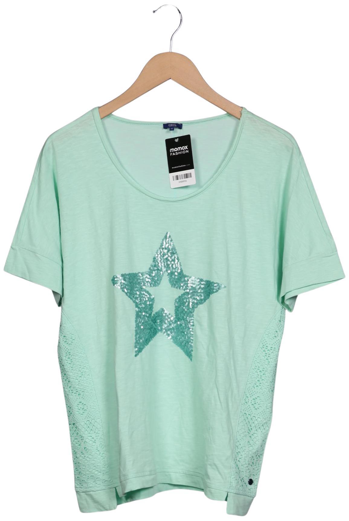 

Cecil Damen T-Shirt, hellgrün, Gr. 38