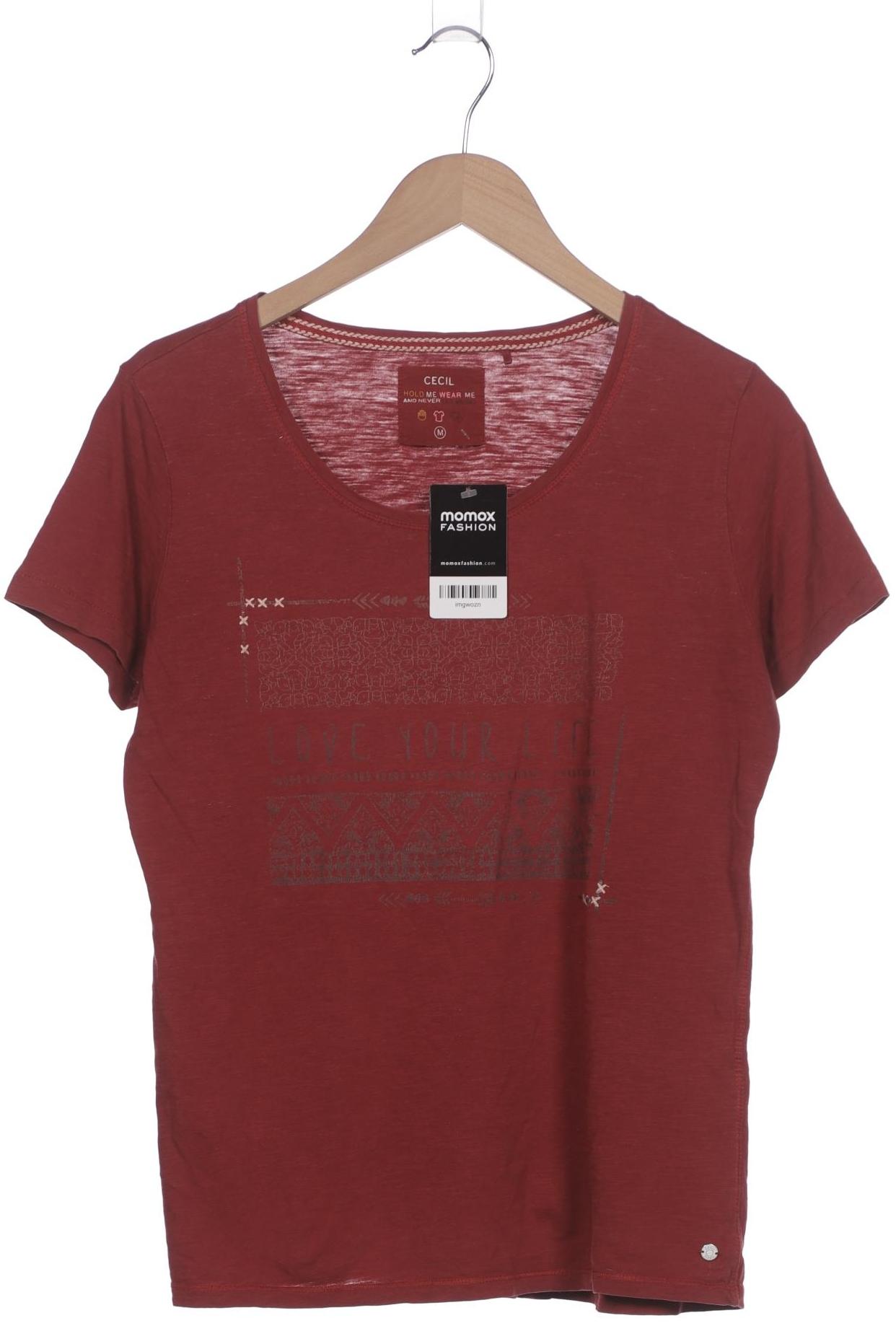 

Cecil Damen T-Shirt, bordeaux, Gr. 38
