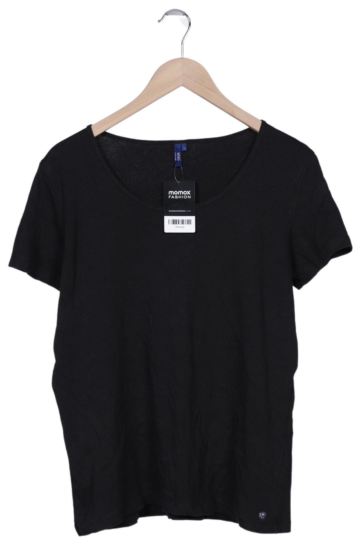 

Cecil Damen T-Shirt, schwarz, Gr. 42