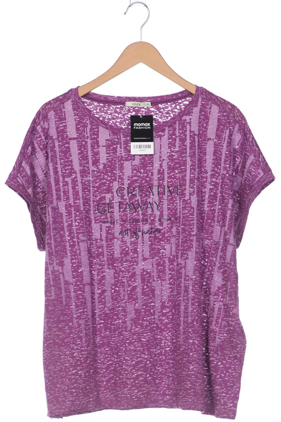

Cecil Damen T-Shirt, flieder, Gr. 46