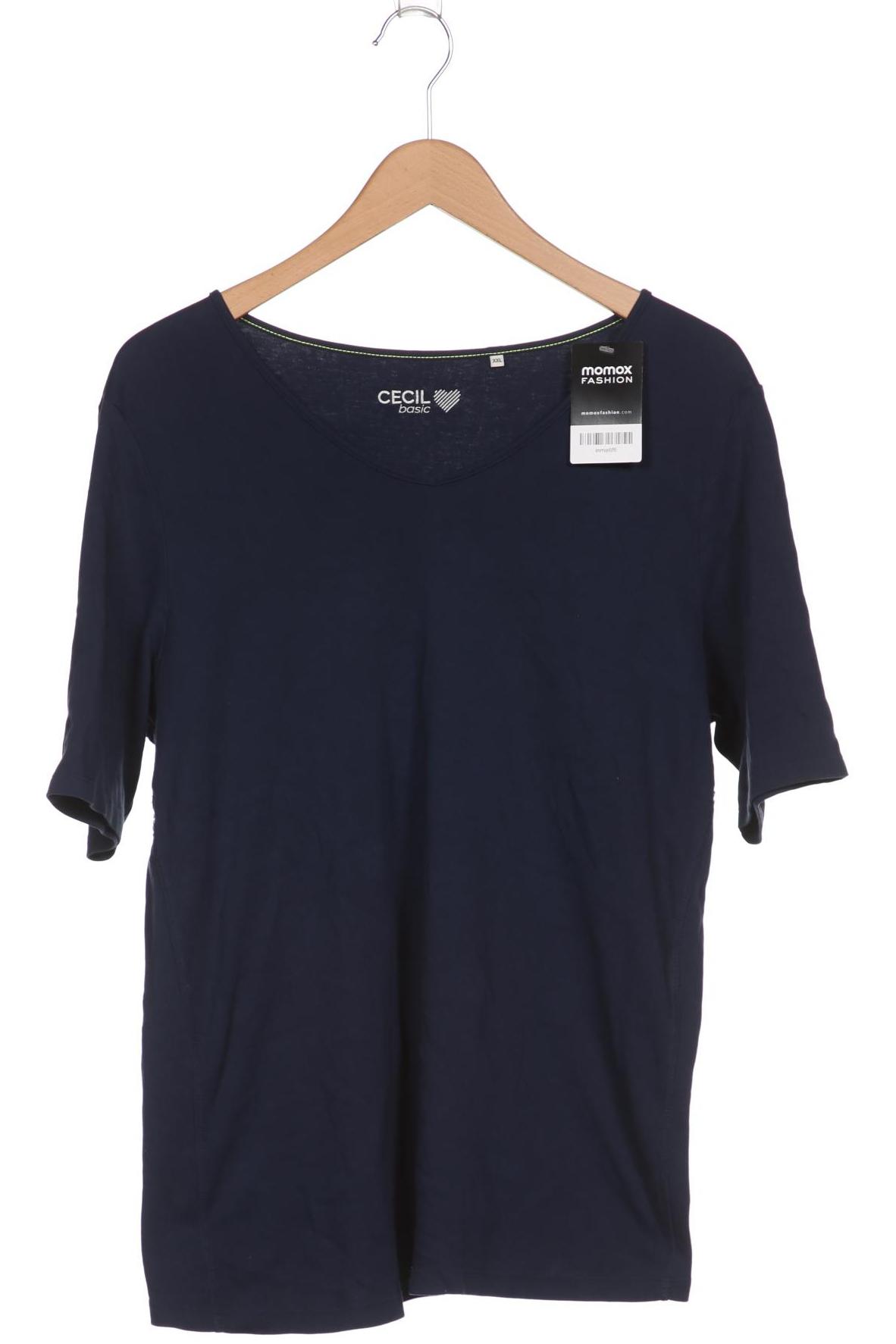 

CECIL Damen T-Shirt, marineblau