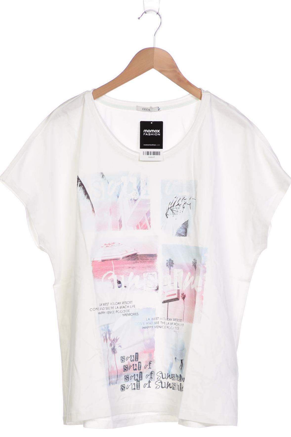 

CECIL Damen T-Shirt, weiß