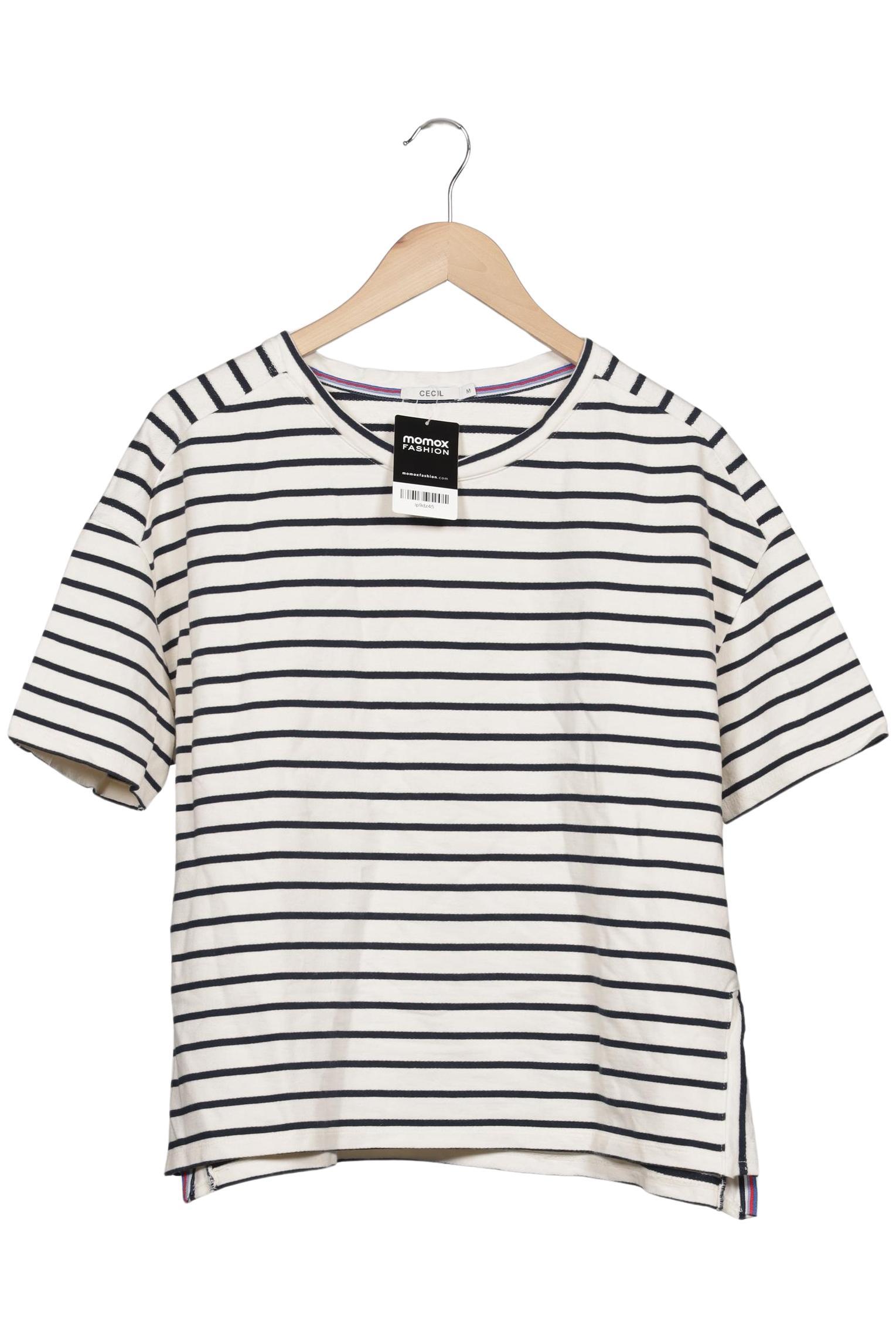 

Cecil Damen T-Shirt, cremeweiß, Gr. 38