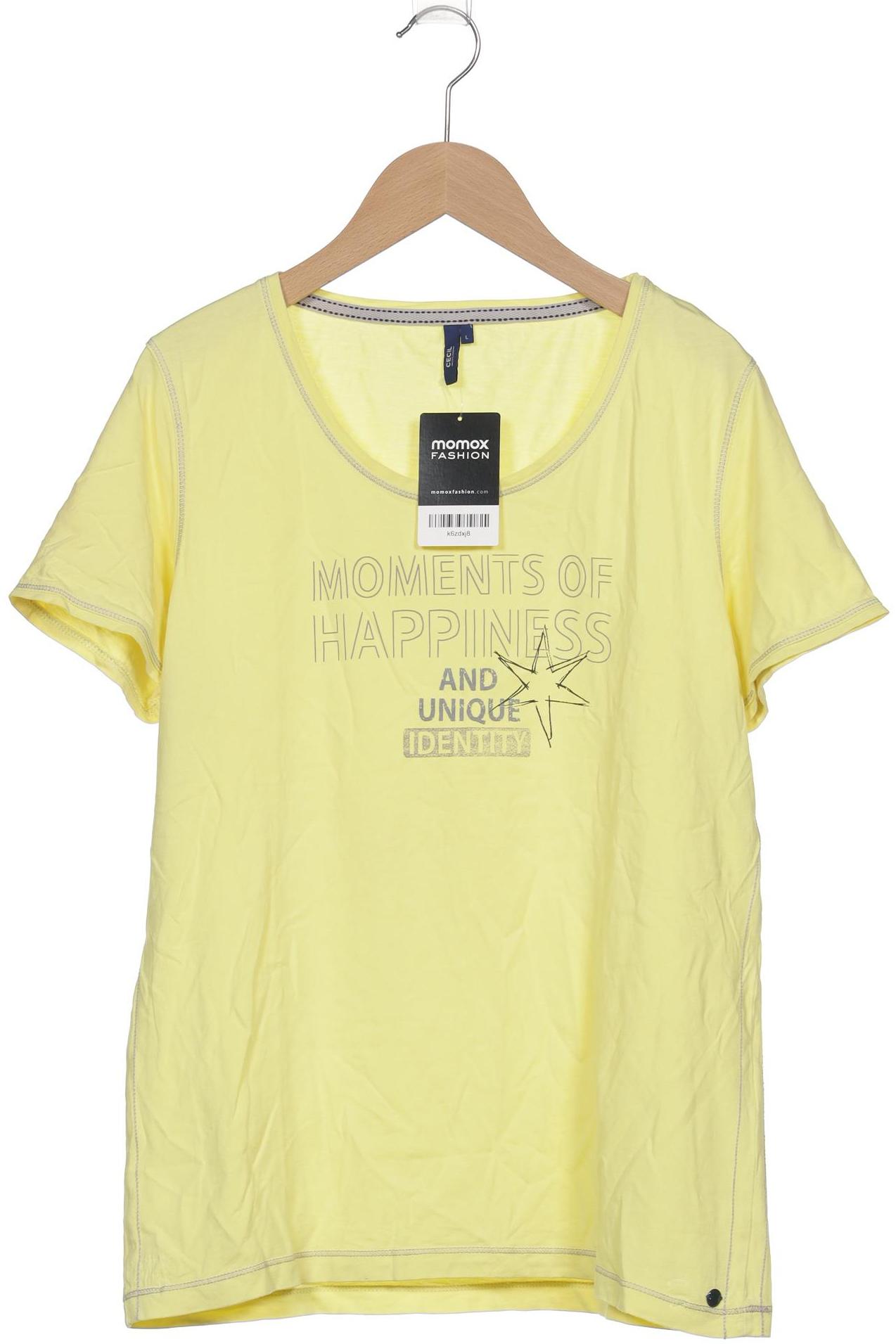 

Cecil Damen T-Shirt, gelb, Gr. 42