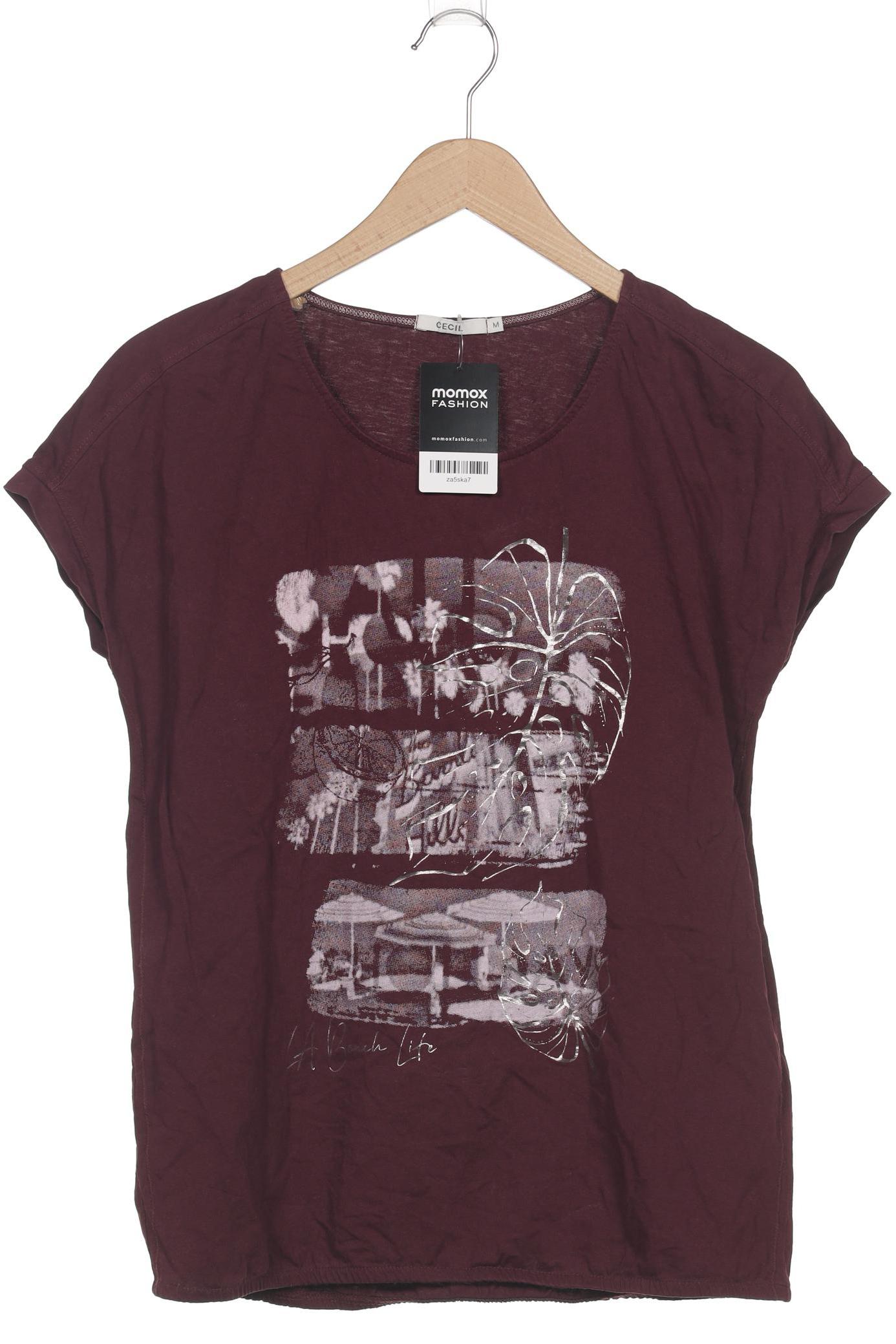 

Cecil Damen T-Shirt, bordeaux, Gr. 38