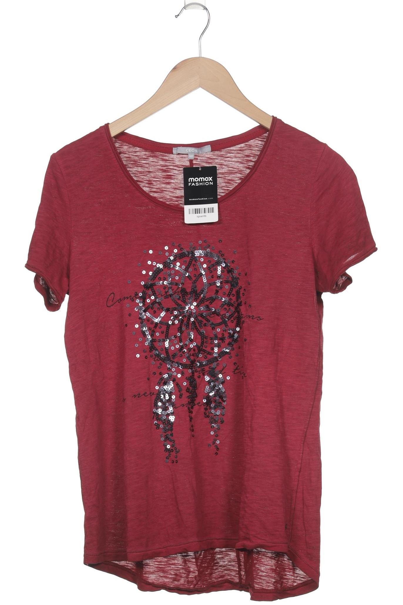 

Cecil Damen T-Shirt, bordeaux, Gr. 38