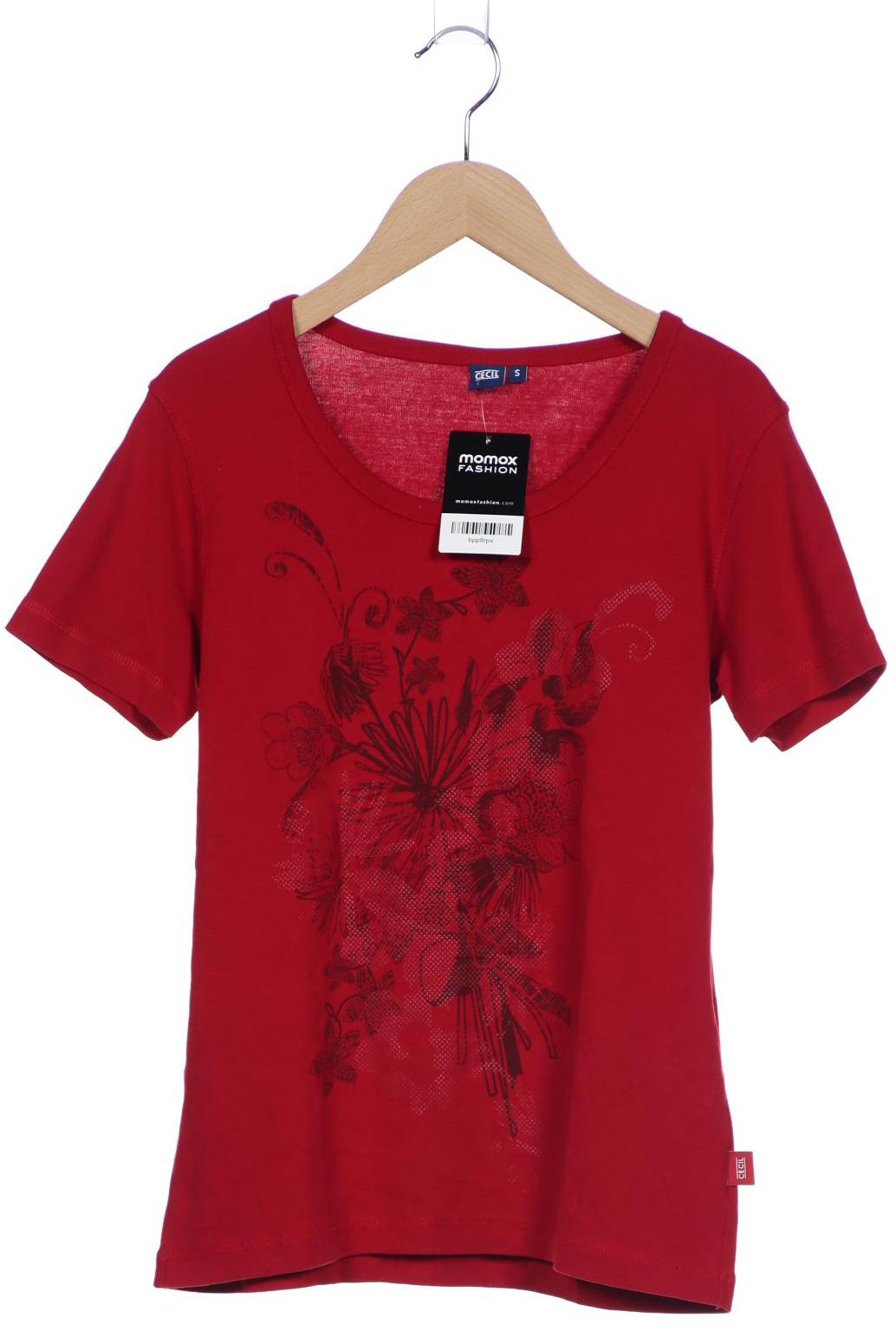 

Cecil Damen T-Shirt, rot, Gr. 36
