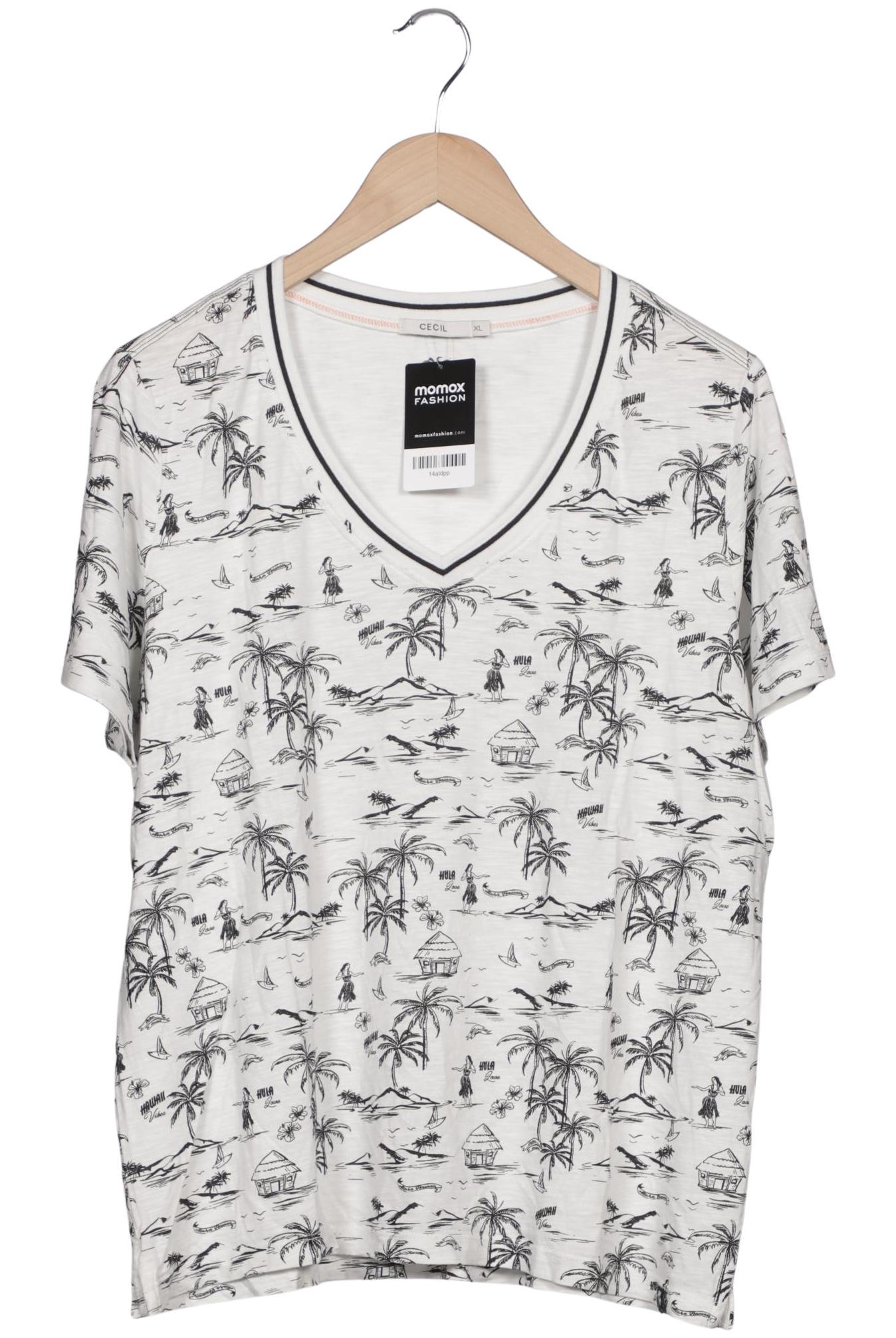 

Cecil Damen T-Shirt, weiß, Gr. 44
