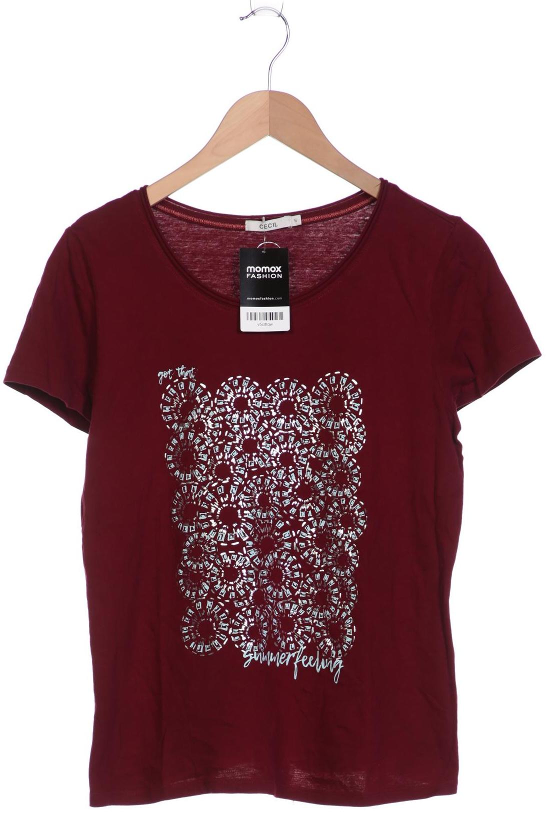 

Cecil Damen T-Shirt, bordeaux, Gr. 36