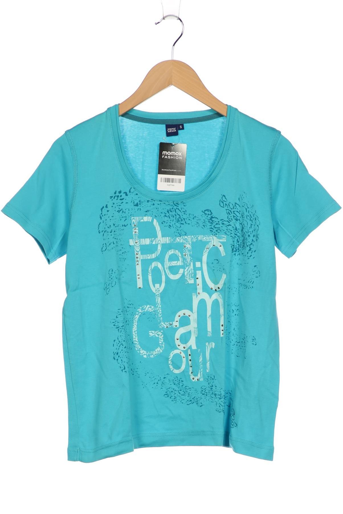 

Cecil Damen T-Shirt, blau, Gr. 36