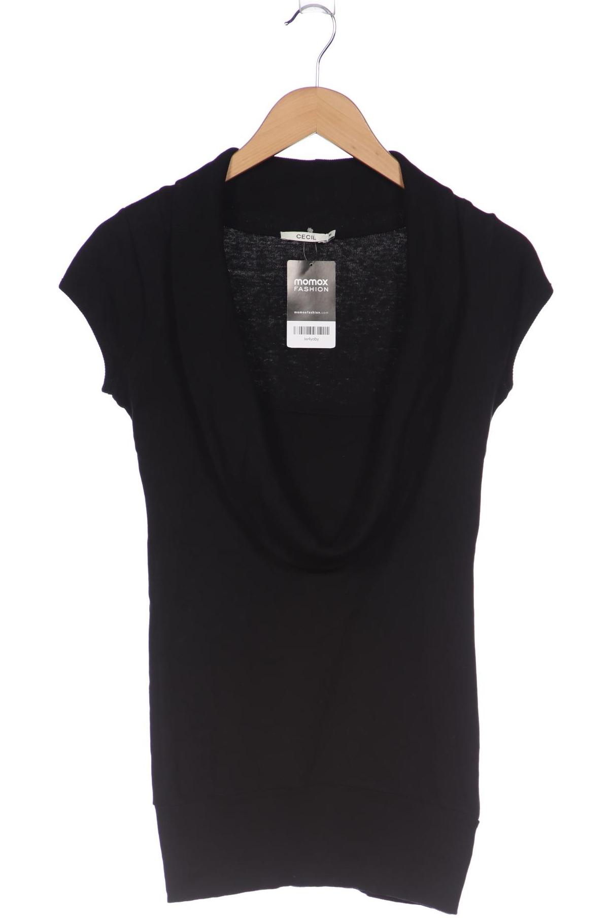 

CECIL Damen T-Shirt, schwarz