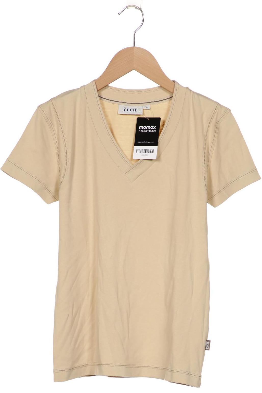 

CECIL Damen T-Shirt, cremeweiß
