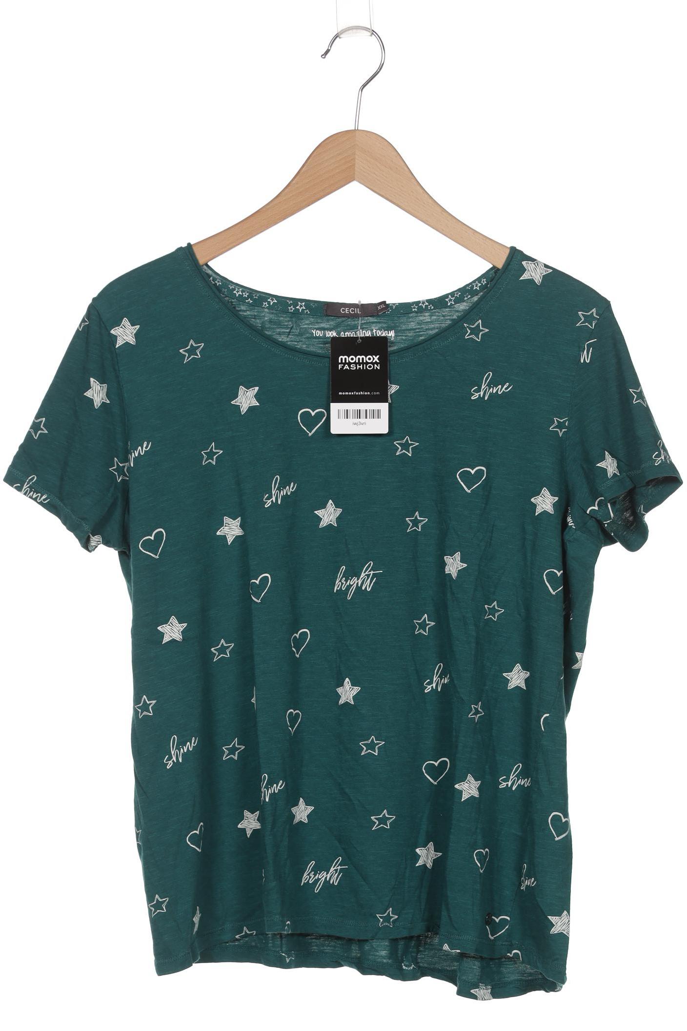 

Cecil Damen T-Shirt, türkis, Gr. 46
