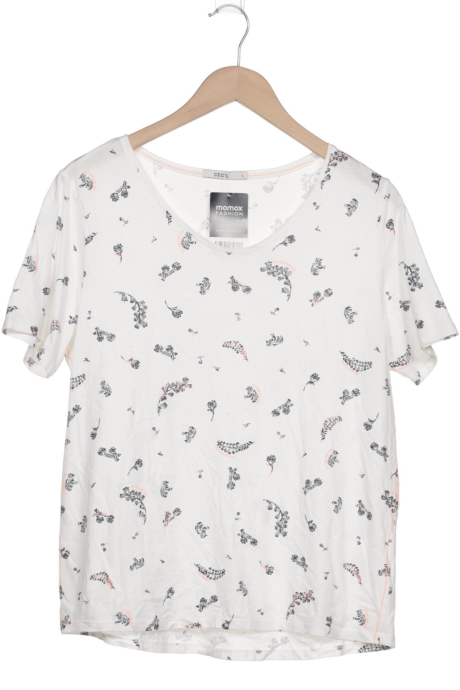 

Cecil Damen T-Shirt, weiß, Gr. 42