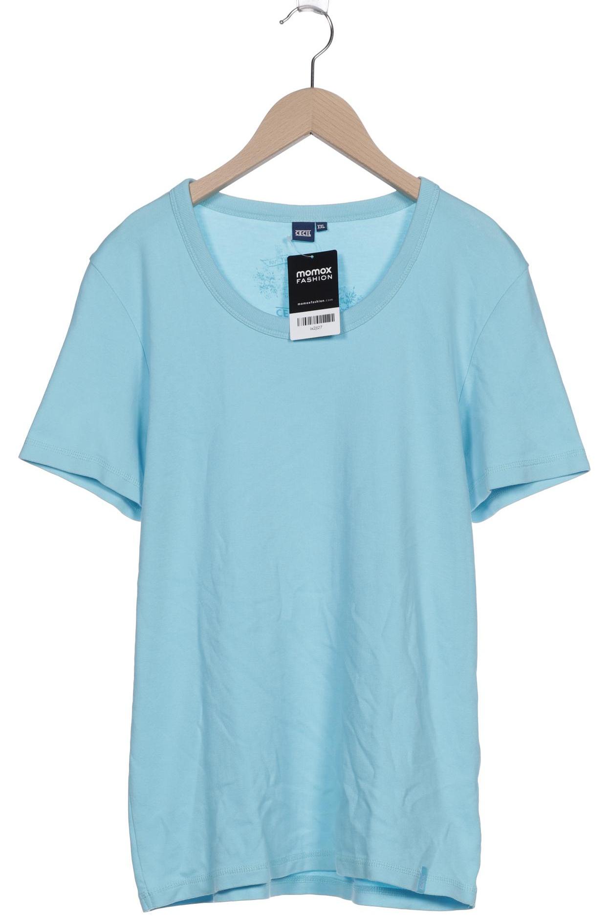 

CECIL Damen T-Shirt, hellblau