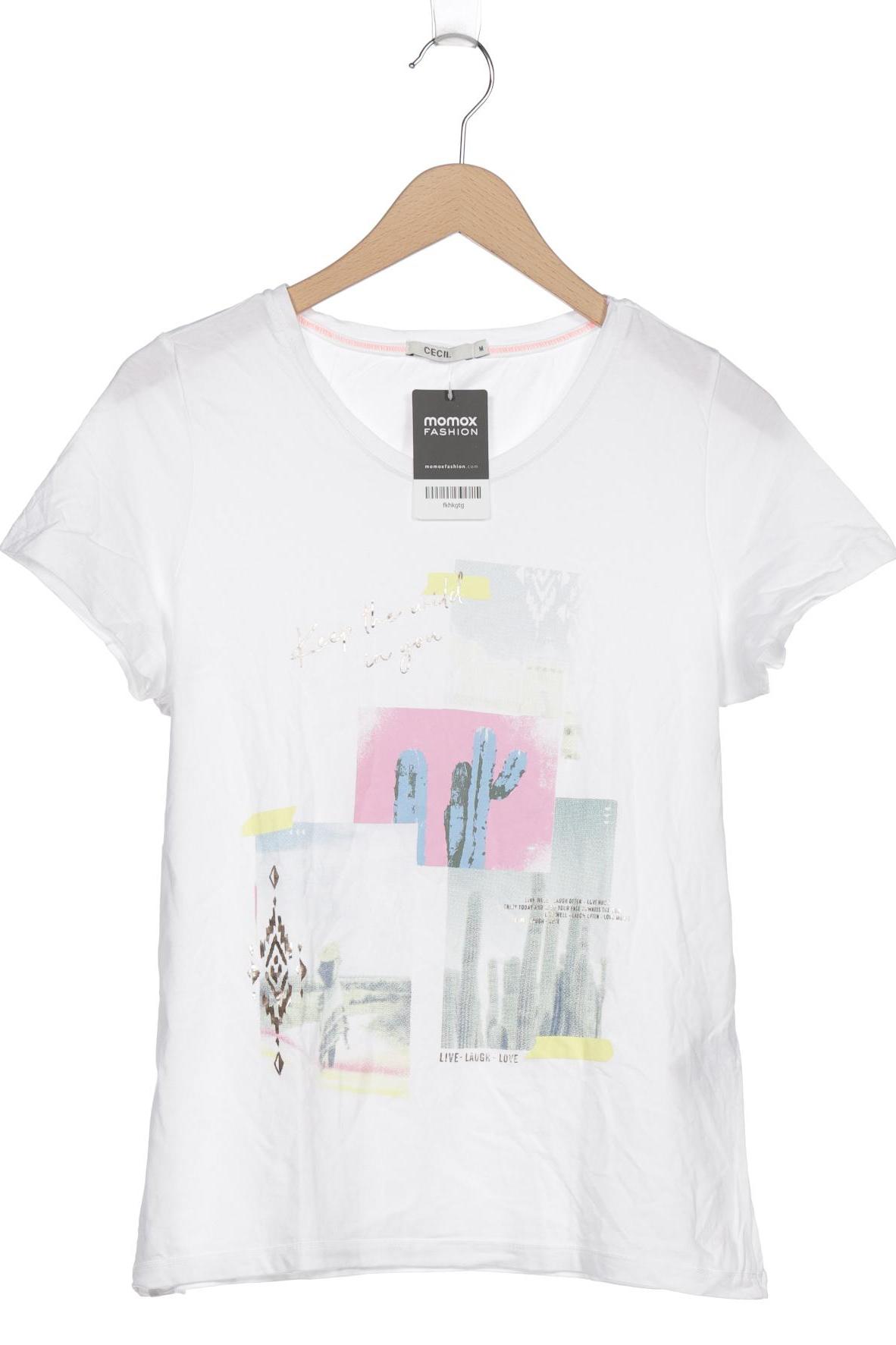 

CECIL Damen T-Shirt, weiß