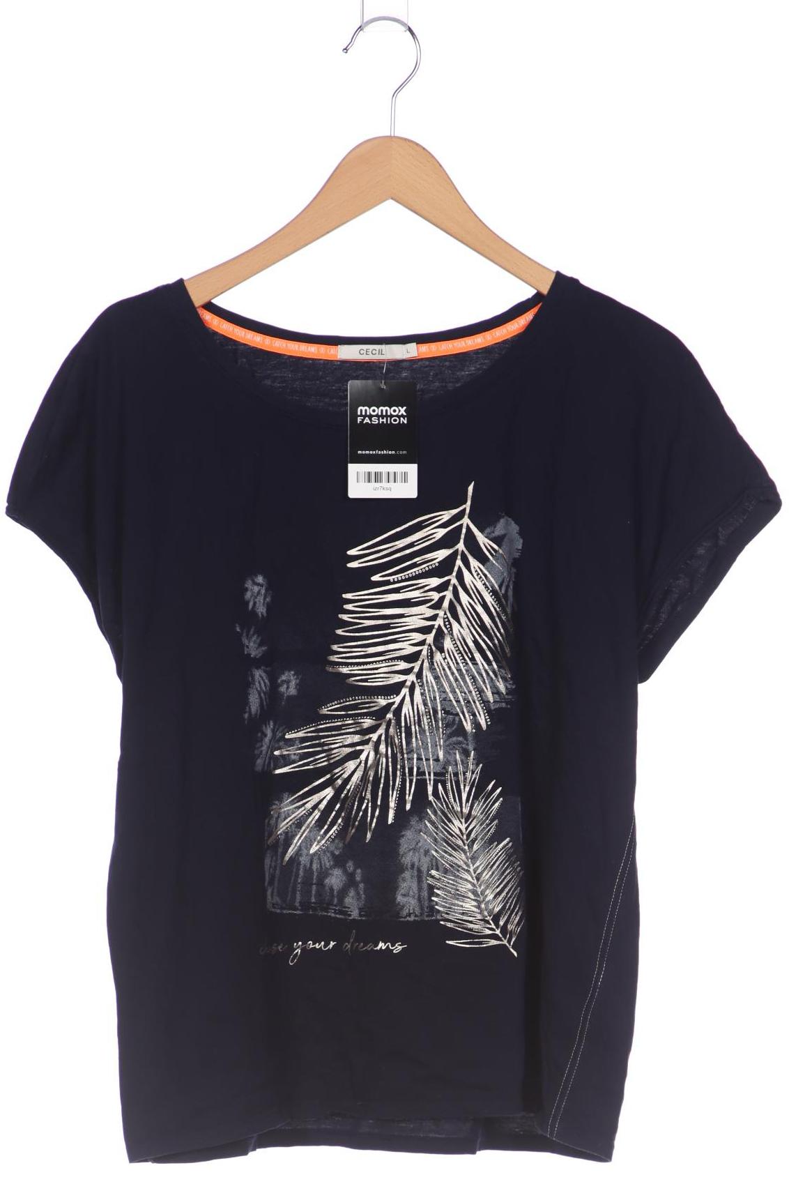 

Cecil Damen T-Shirt, marineblau, Gr. 42