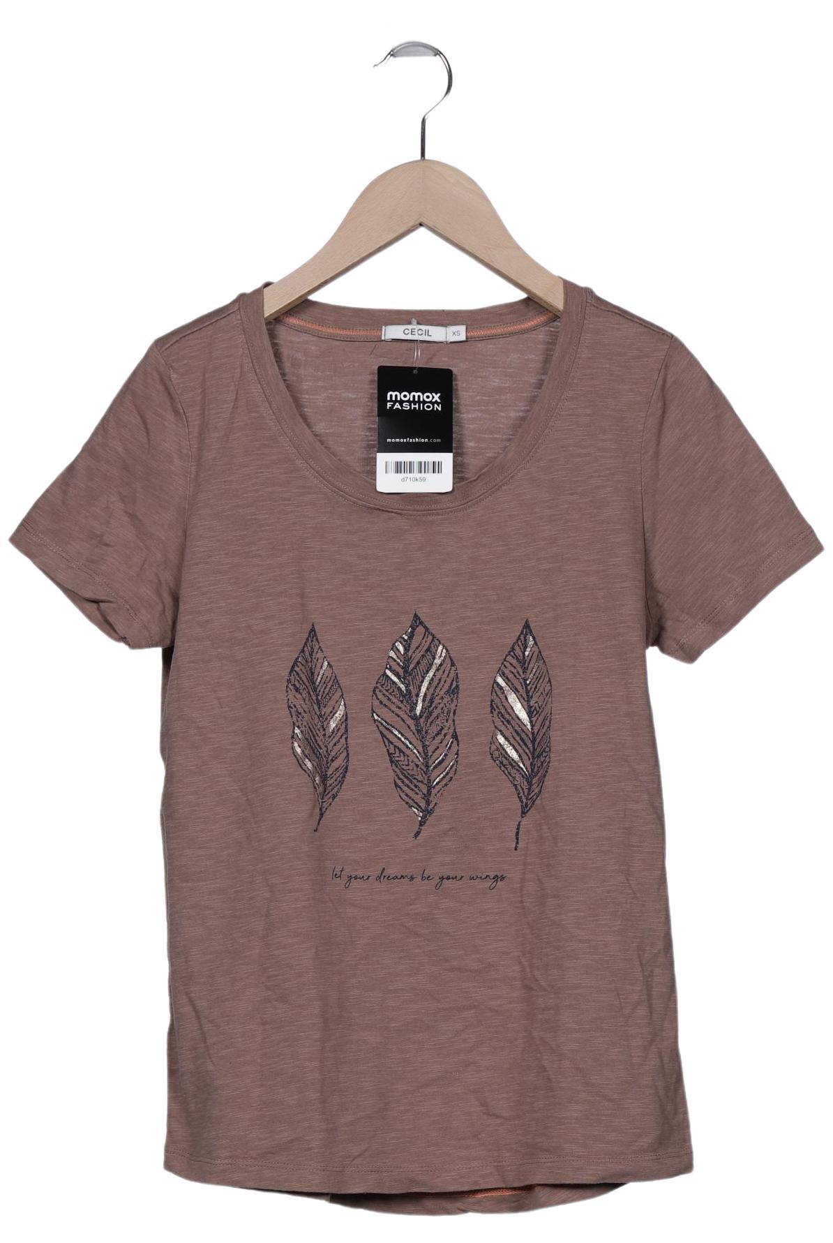 

Cecil Damen T-Shirt, beige, Gr. 34