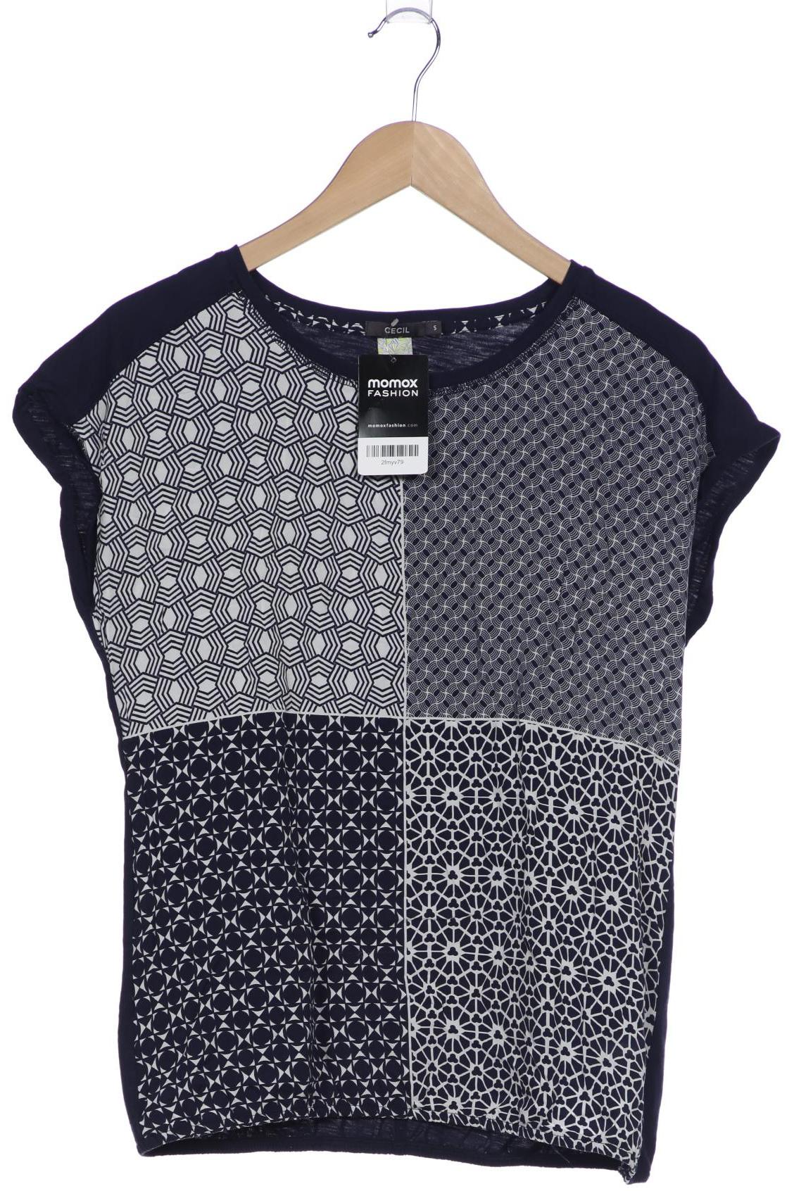 

Cecil Damen T-Shirt, marineblau, Gr. 36