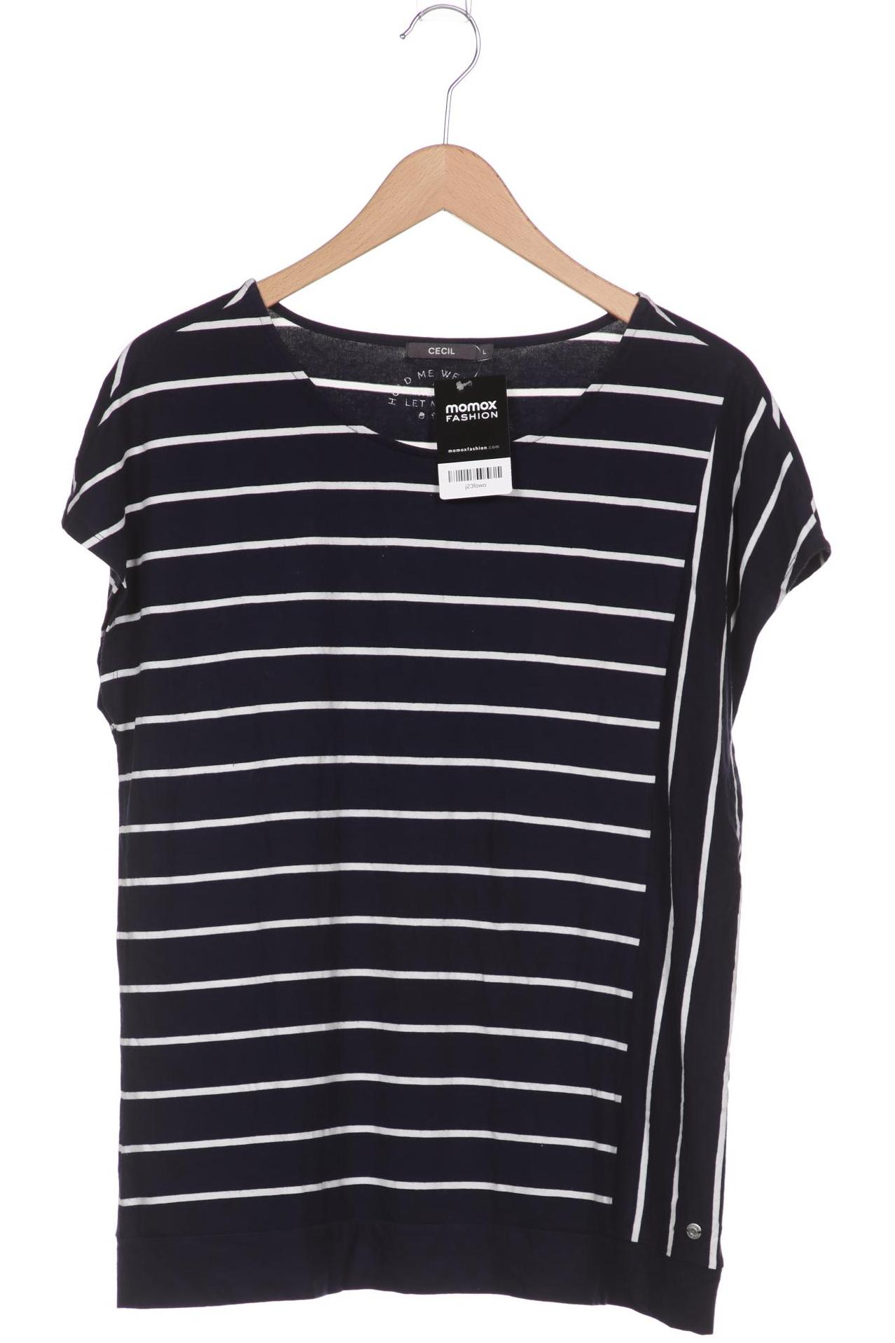 

CECIL Damen T-Shirt, marineblau