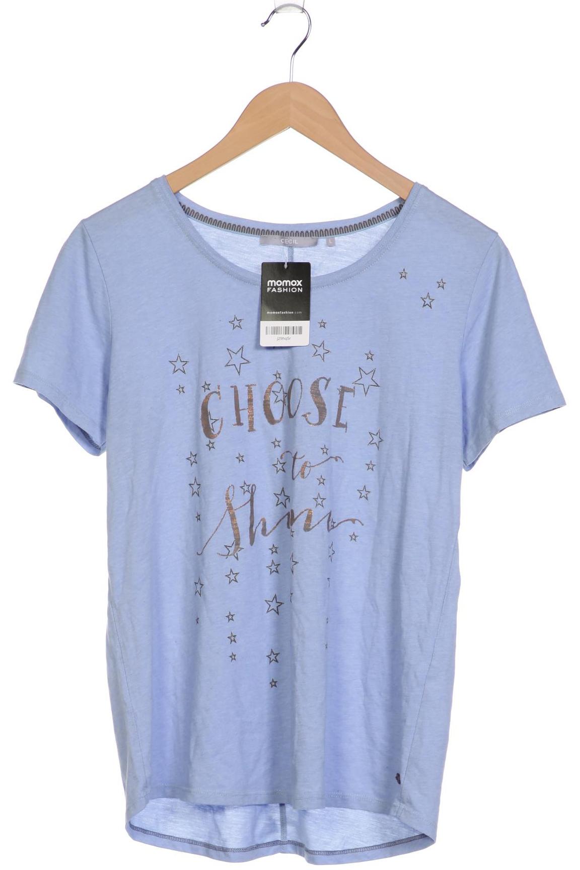 

Cecil Damen T-Shirt, hellblau, Gr. 42