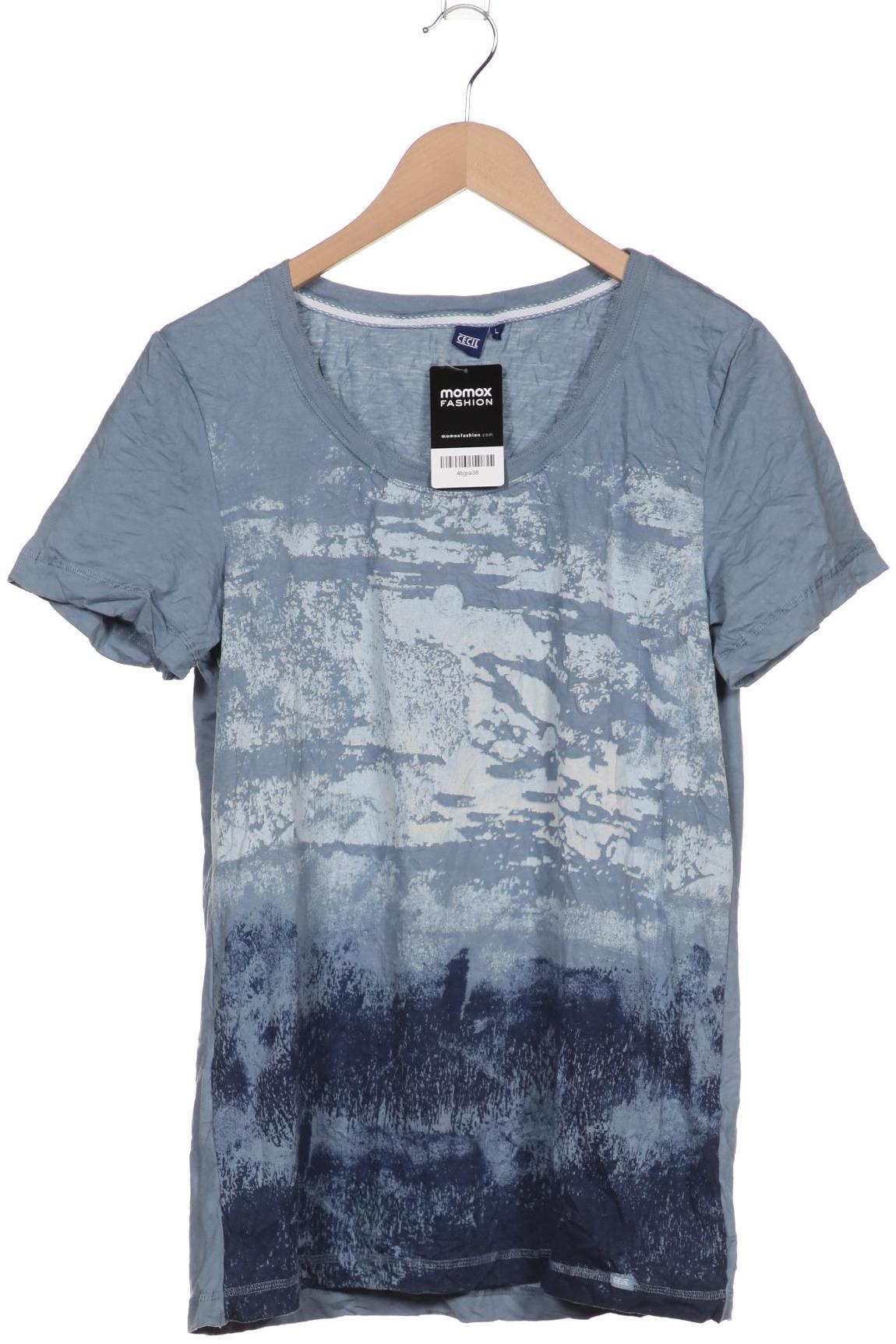 

CECIL Damen T-Shirt, hellblau
