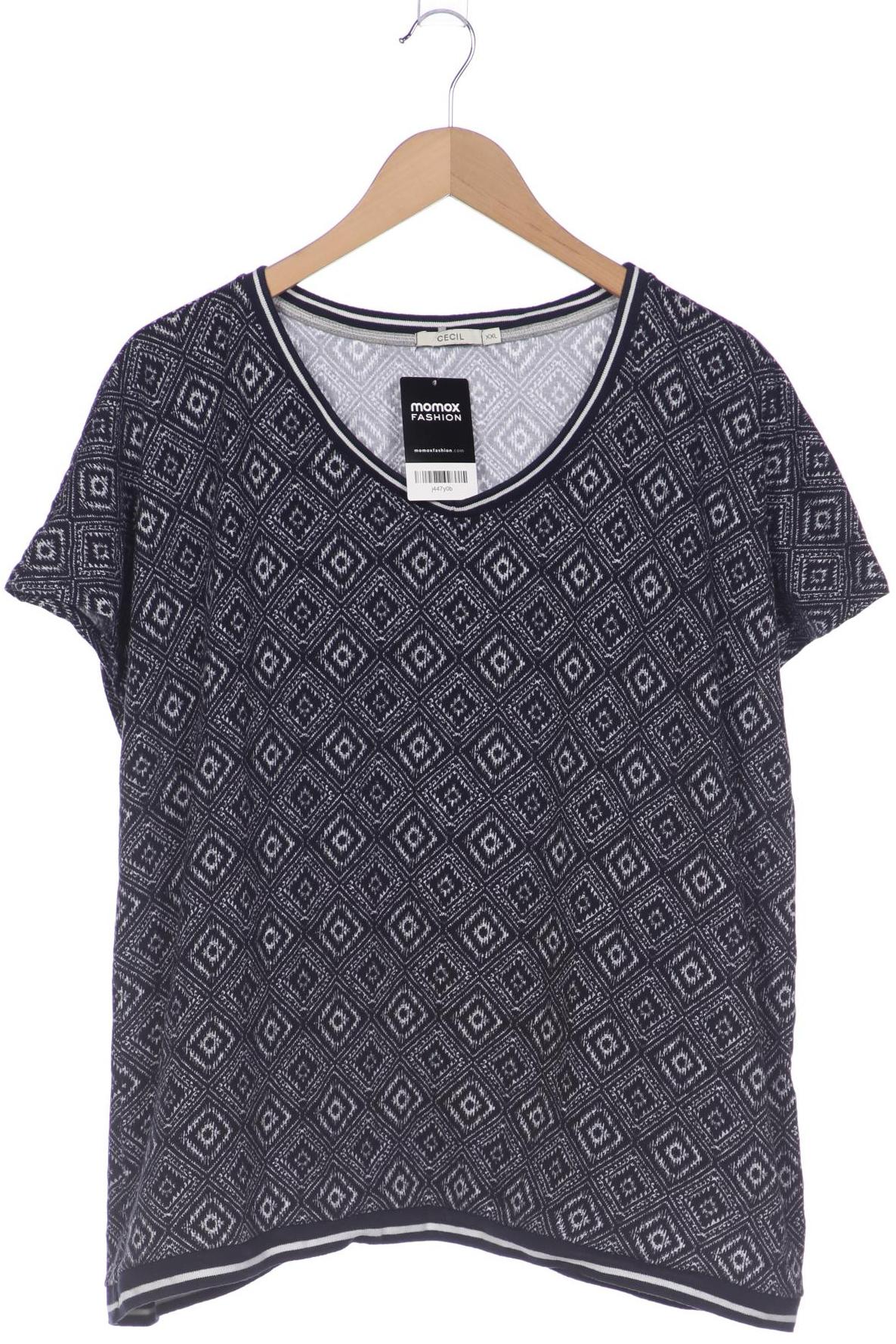 

Cecil Damen T-Shirt, marineblau, Gr. 46