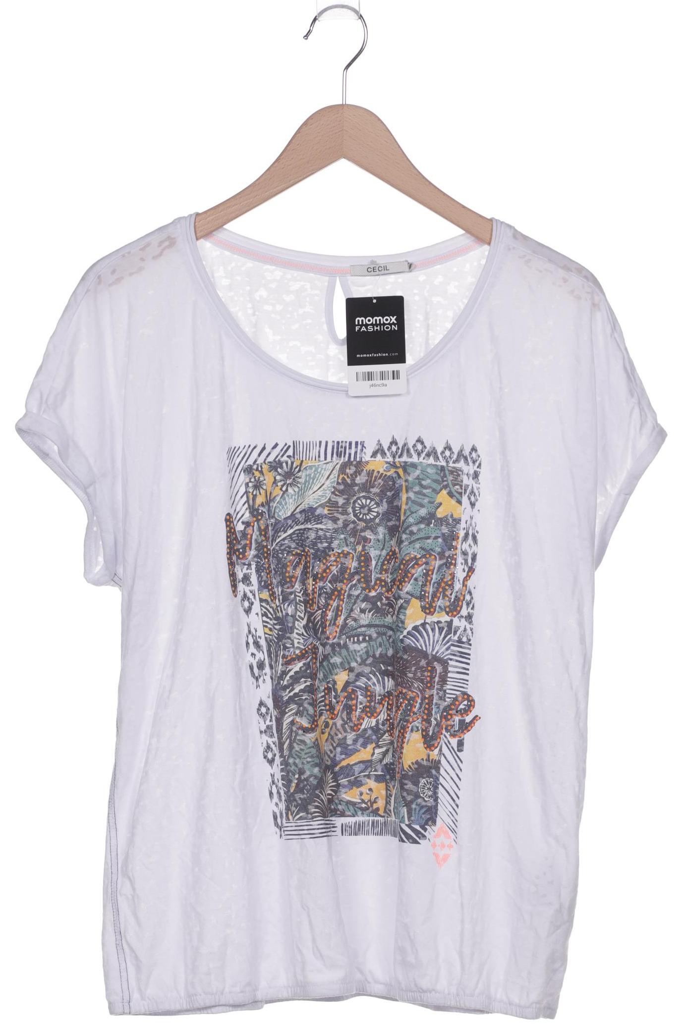 

Cecil Damen T-Shirt, weiß, Gr. 48