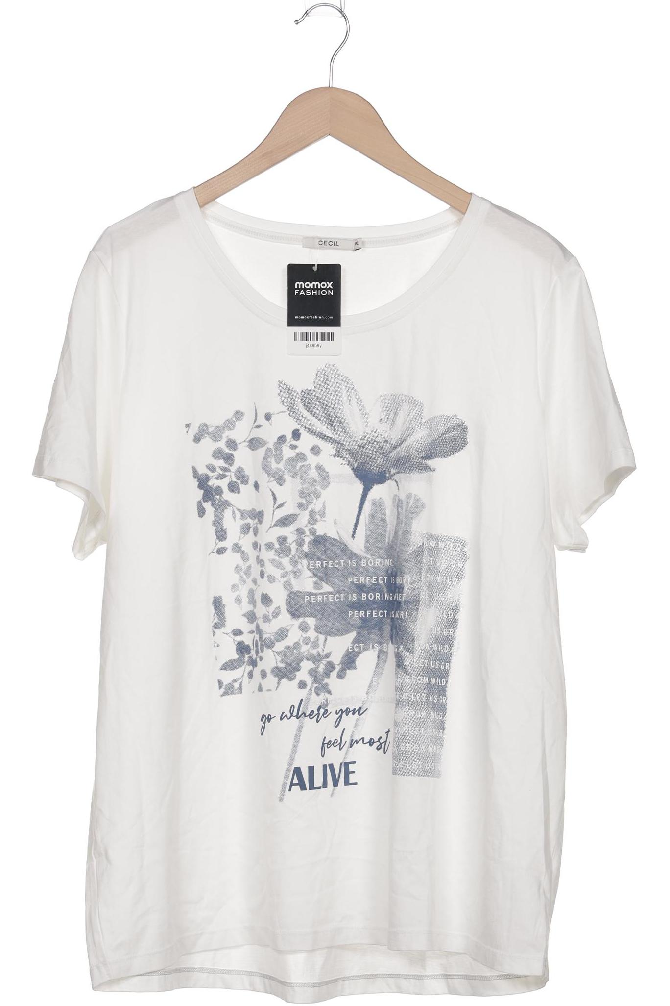 

CECIL Damen T-Shirt, weiß