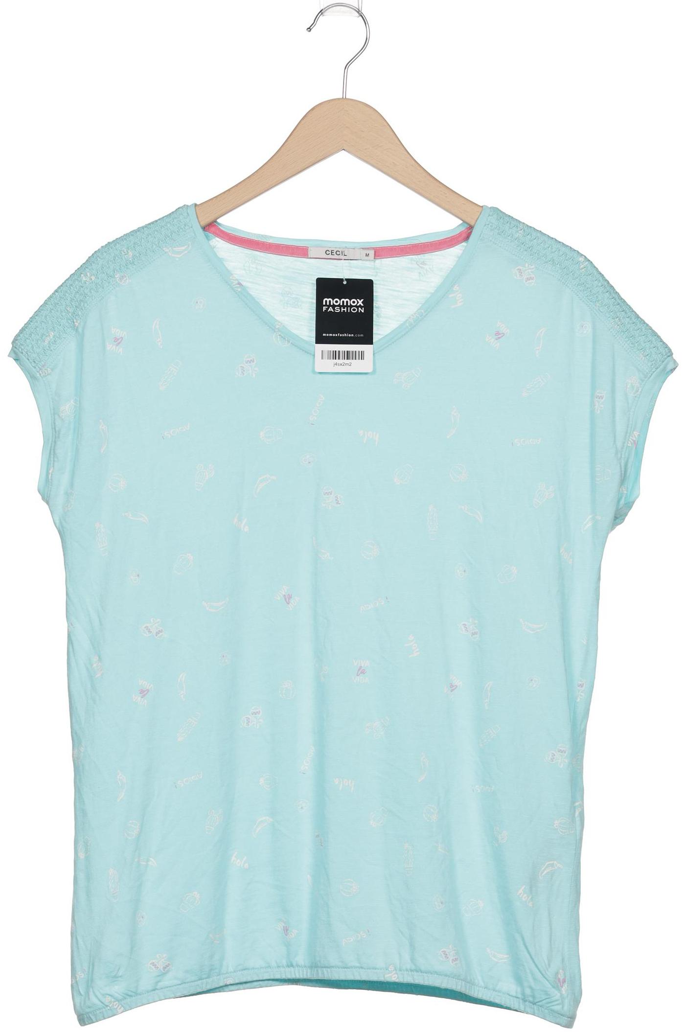 

Cecil Damen T-Shirt, blau, Gr. 38