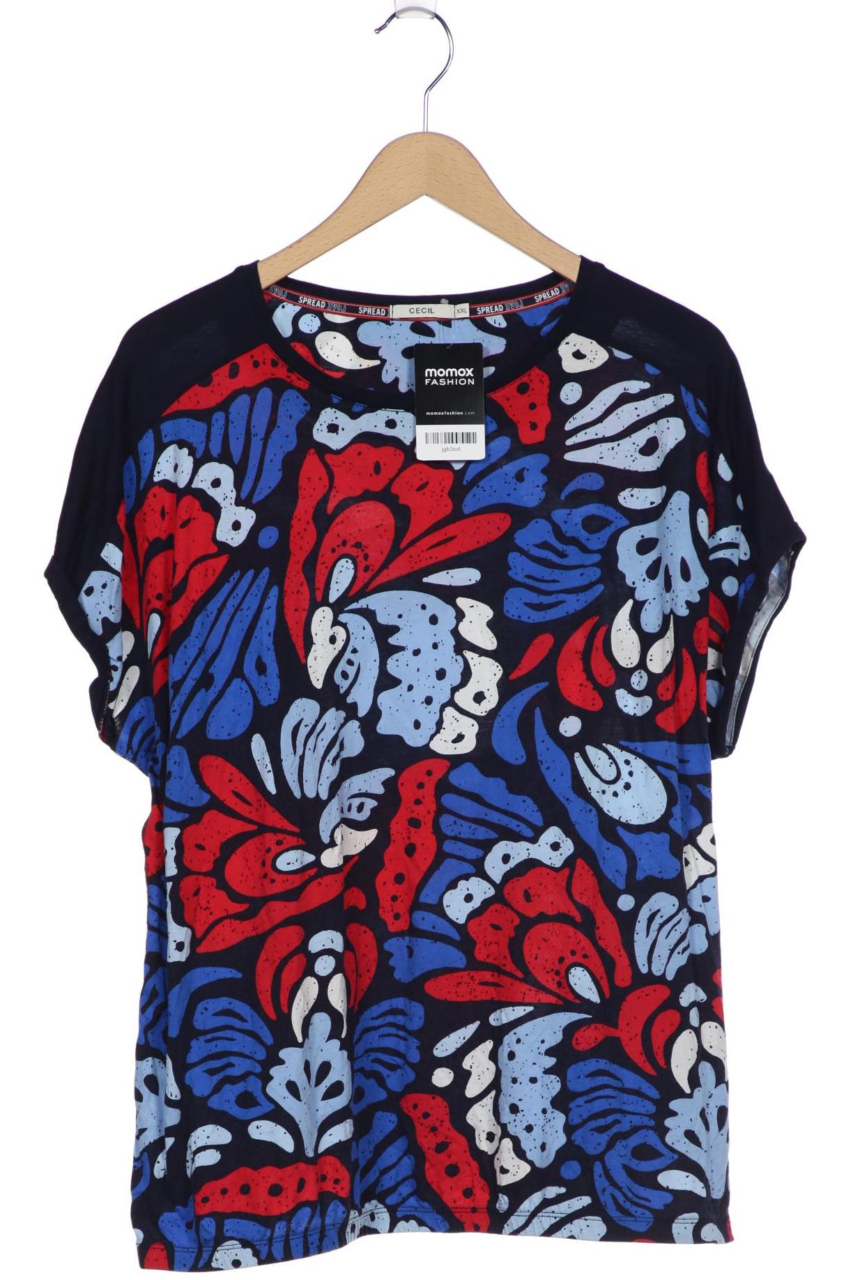 

Cecil Damen T-Shirt, marineblau, Gr. 46