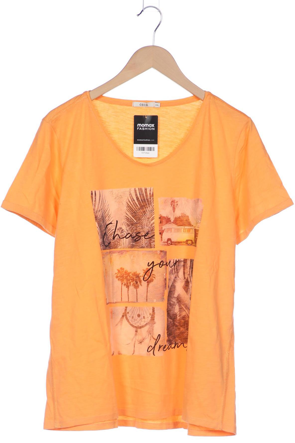 

Cecil Damen T-Shirt, orange, Gr. 46