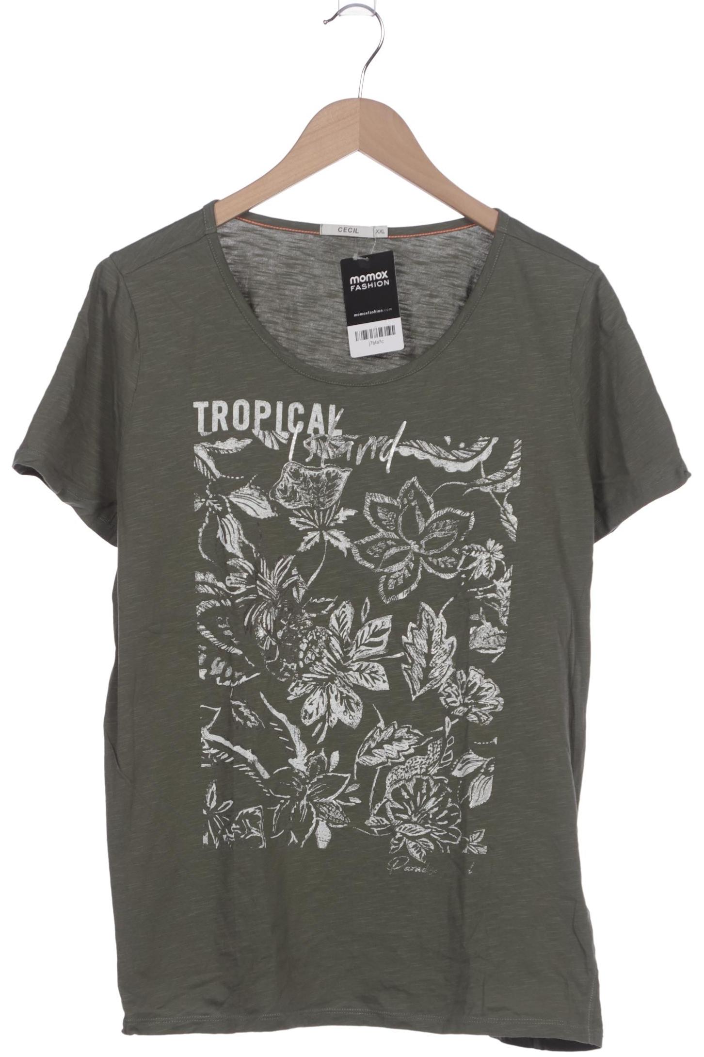 

Cecil Damen T-Shirt, grün, Gr. 46