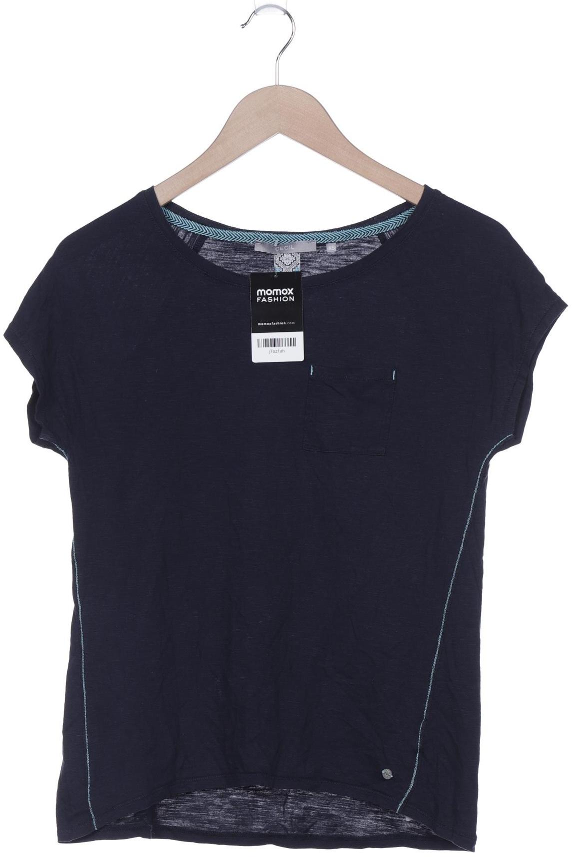 

Cecil Damen T-Shirt, marineblau, Gr. 34