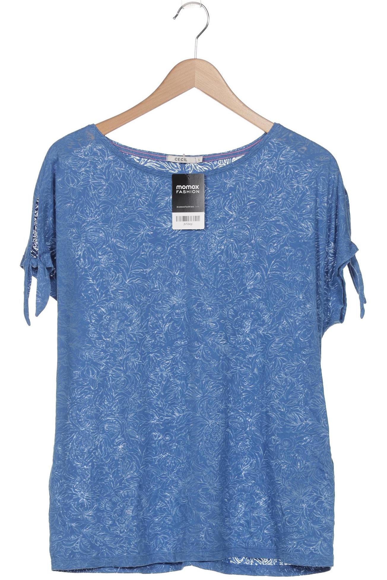 

Cecil Damen T-Shirt, blau, Gr. 42