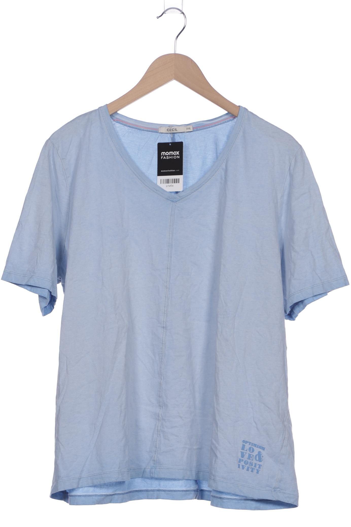 

Cecil Damen T-Shirt, hellblau, Gr. 46