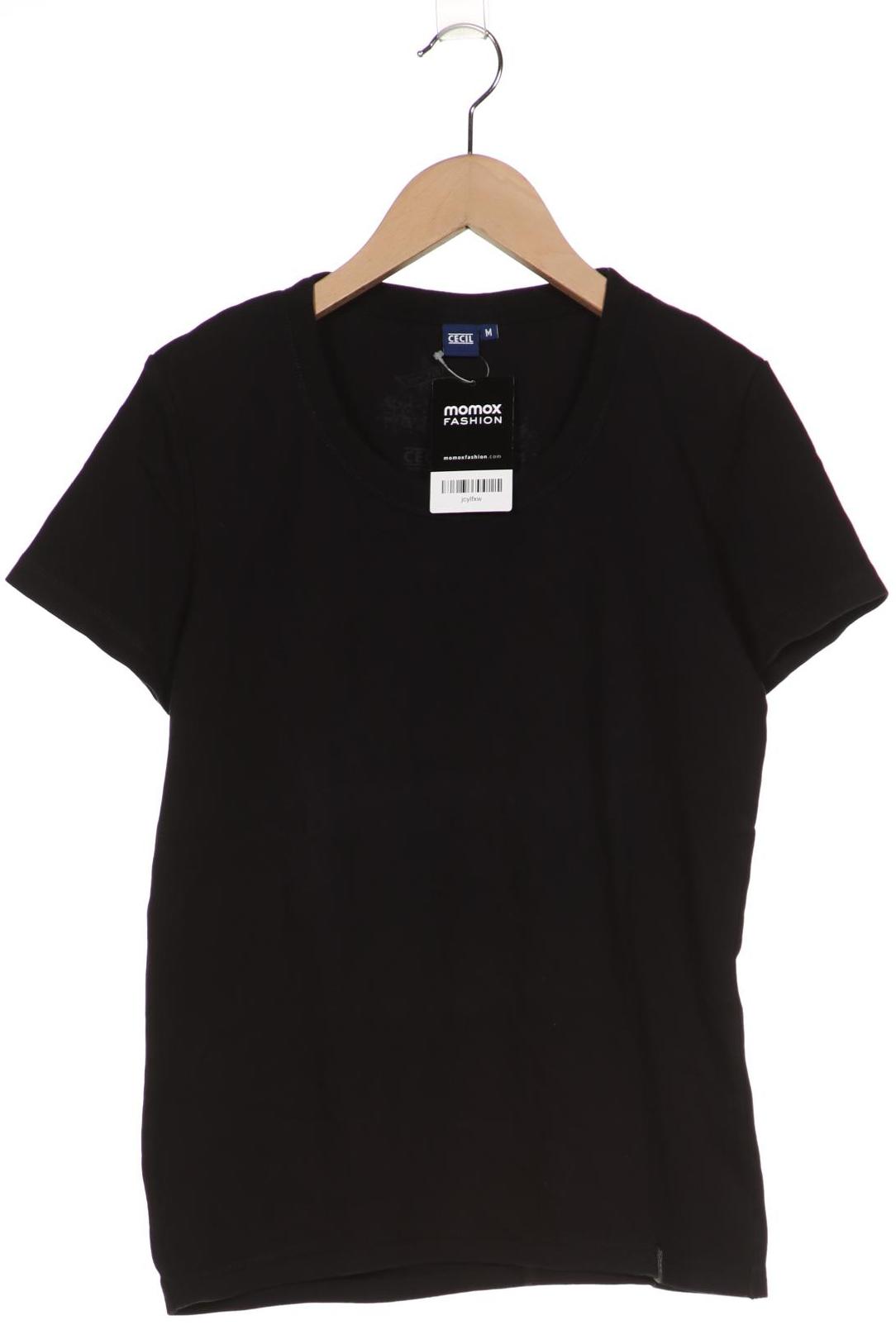 

CECIL Damen T-Shirt, schwarz