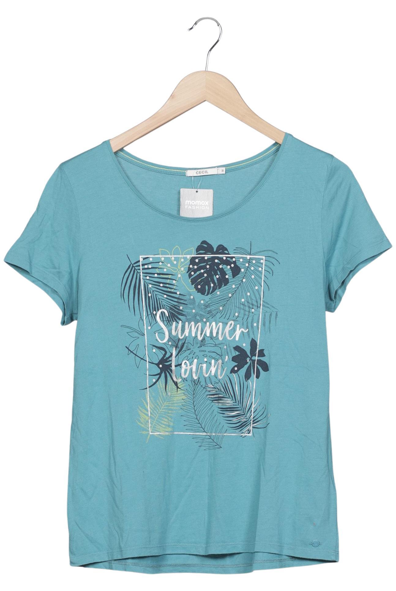 

Cecil Damen T-Shirt, türkis, Gr. 38