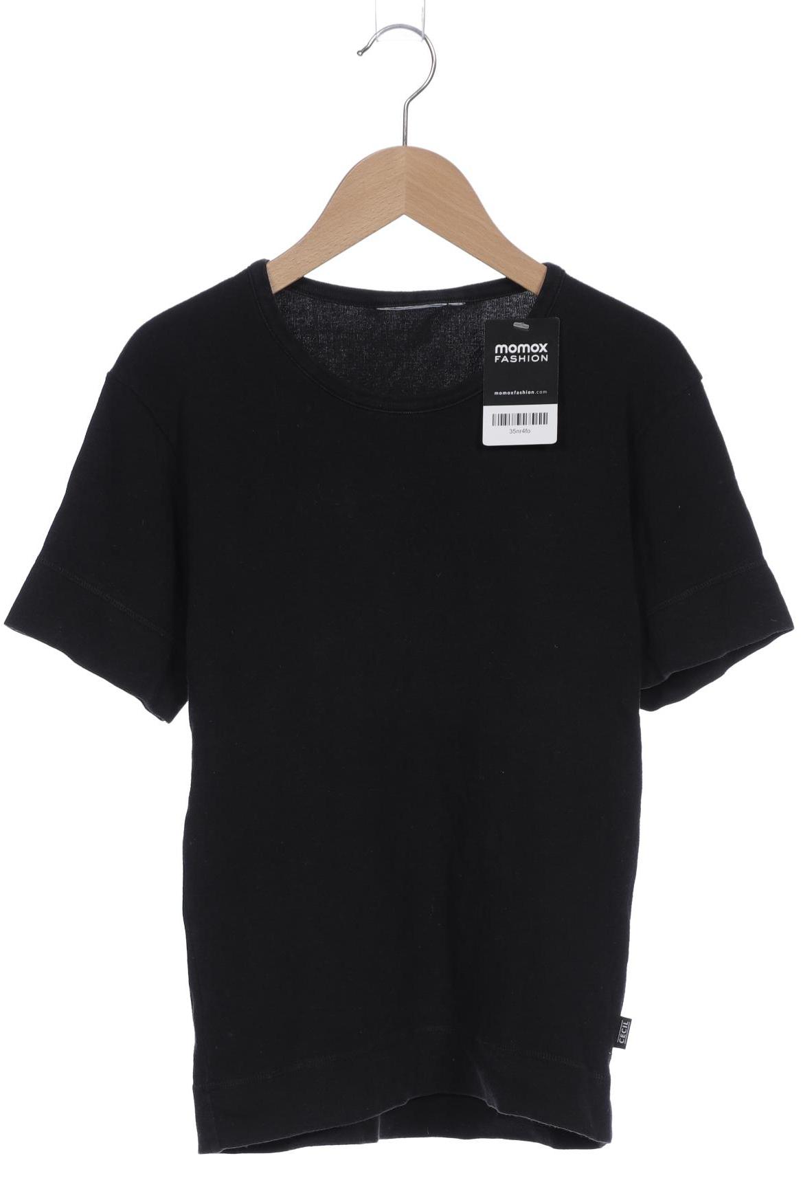 

Cecil Damen T-Shirt, schwarz, Gr. 36