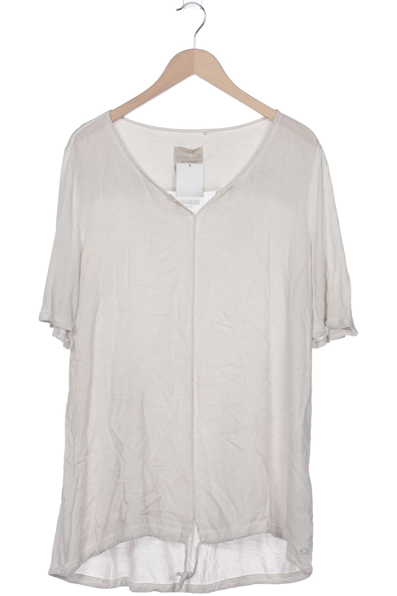 

Cecil Damen T-Shirt, cremeweiß, Gr. 46